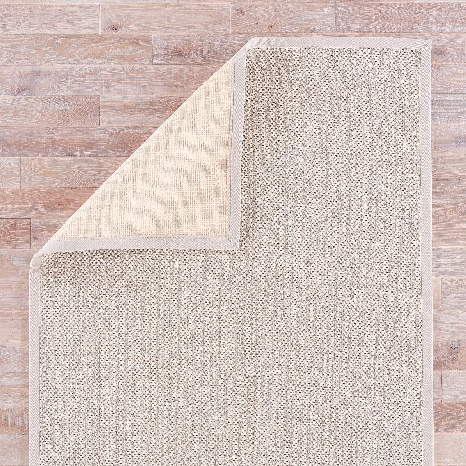 Jaipur Living Neutral 8x10 Large Area Rug, Solid, Beige/Ivory