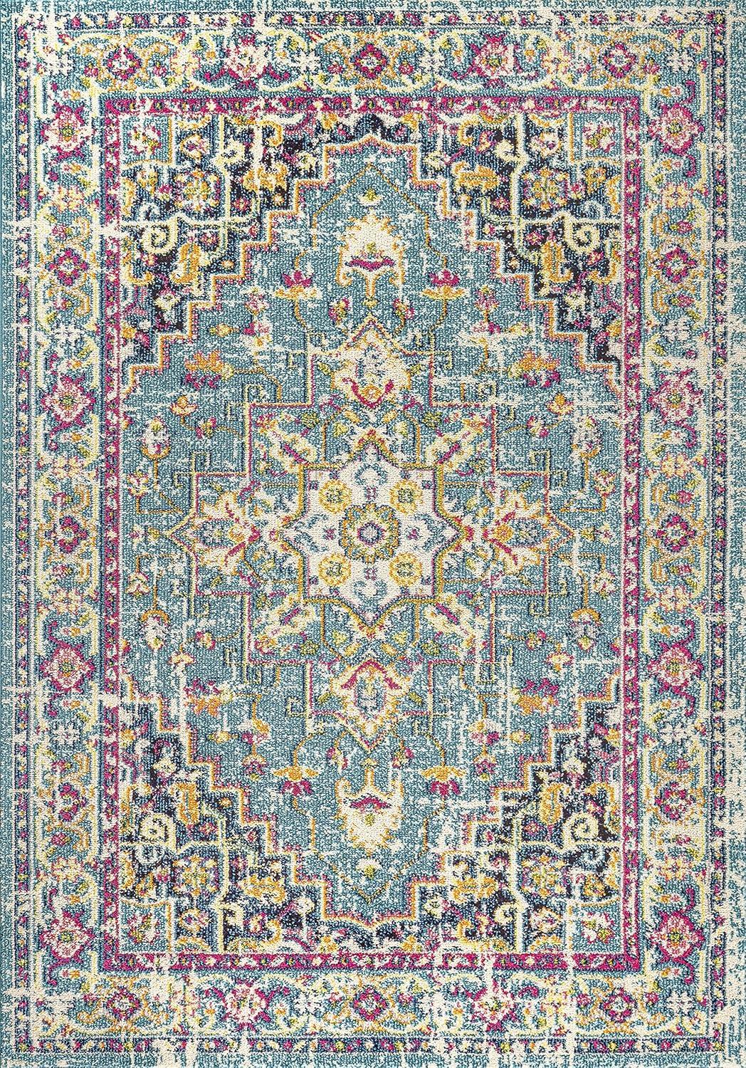 Brooklyn Geometric Medallion Area Rug  - JONATHAN Y