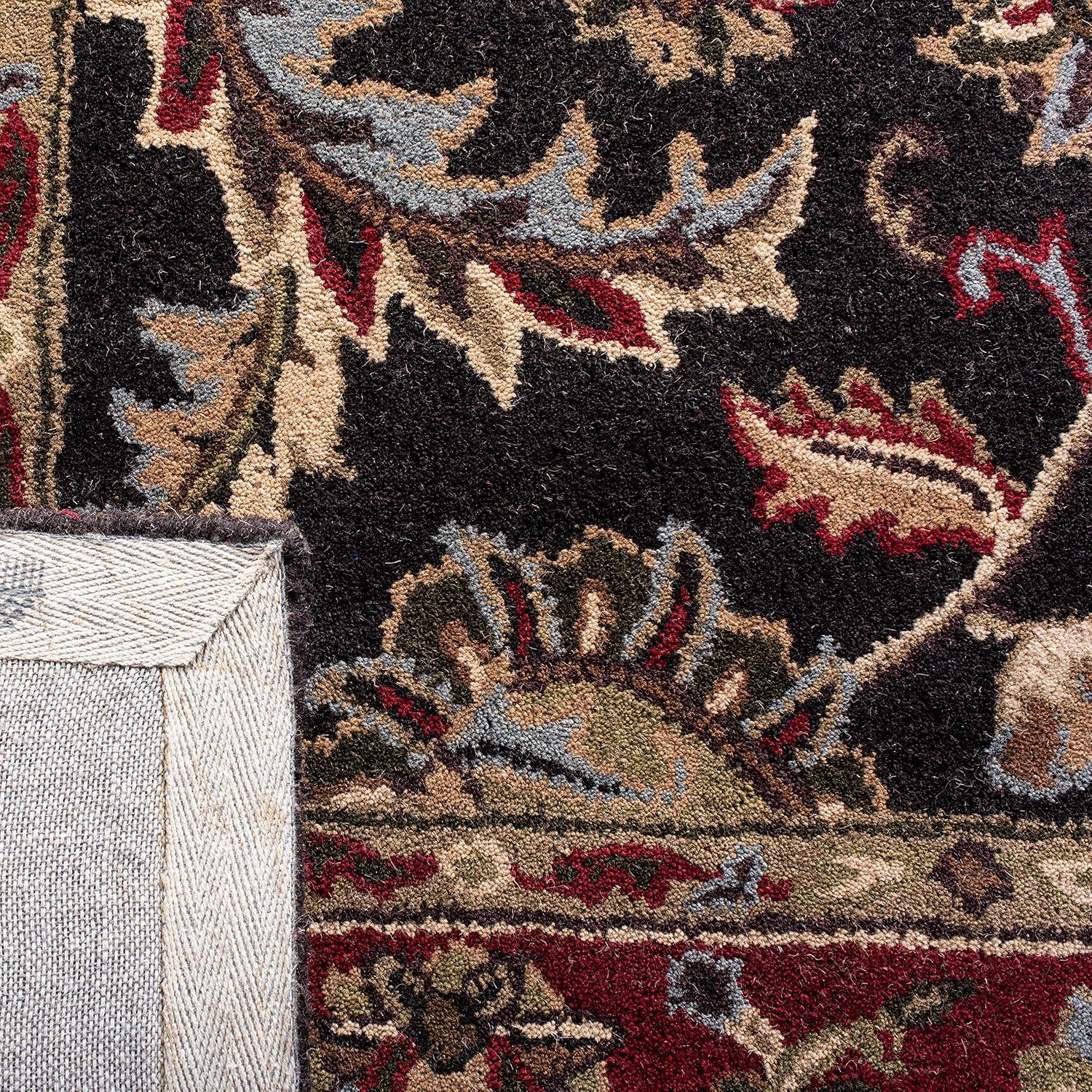 Heritage HG951 Hand Tufted Area Rug - Chocolate/Red - 3'x5' - Safavieh.