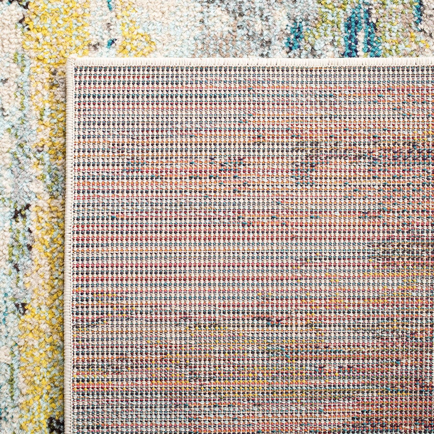 Madison MAD260 Power Loomed Area Rug - Beige/Olive - 5'3"x7'6" - Safavieh.