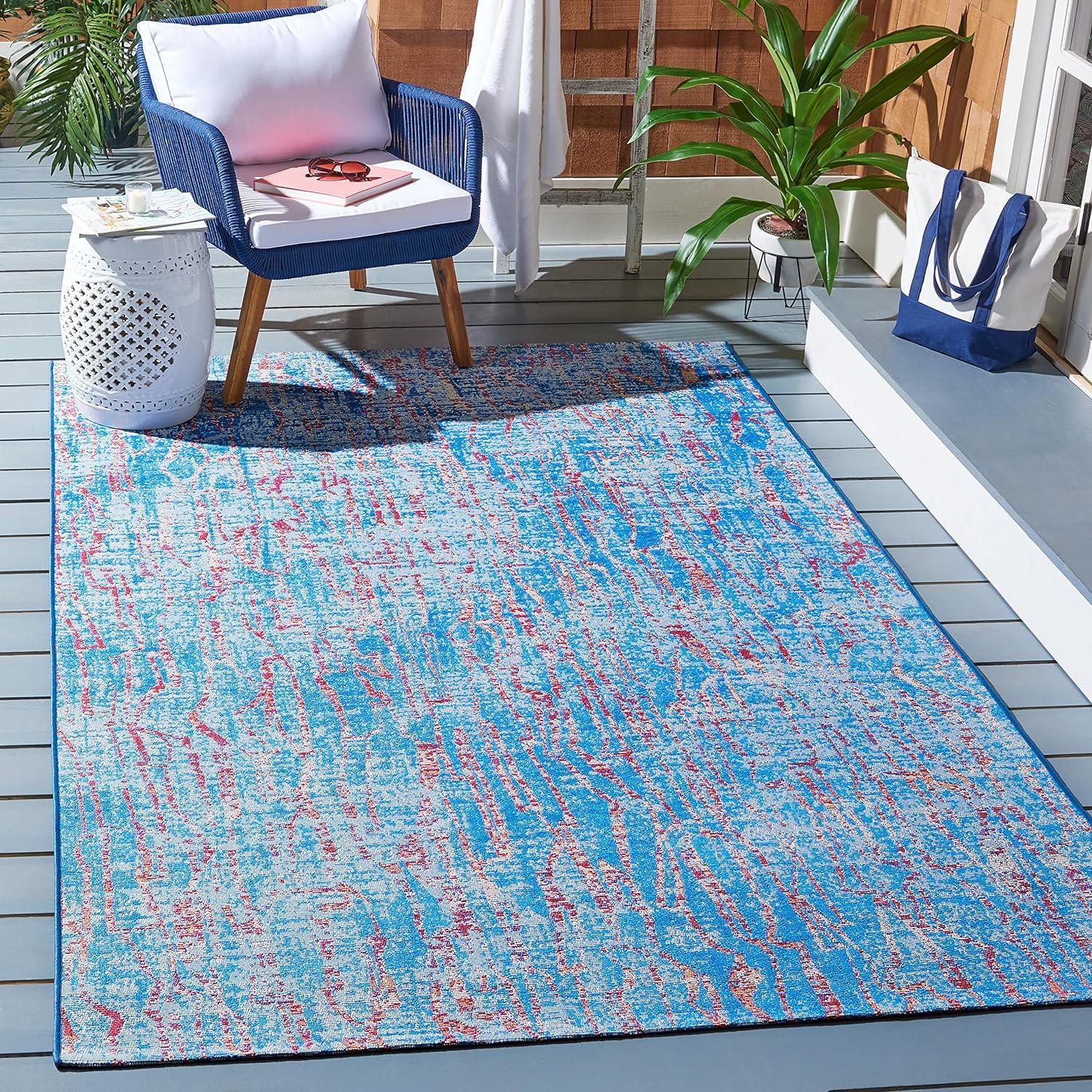 Summer SMR408 Power Loomed Indoor and Outdoor Area Rug  - Safavieh