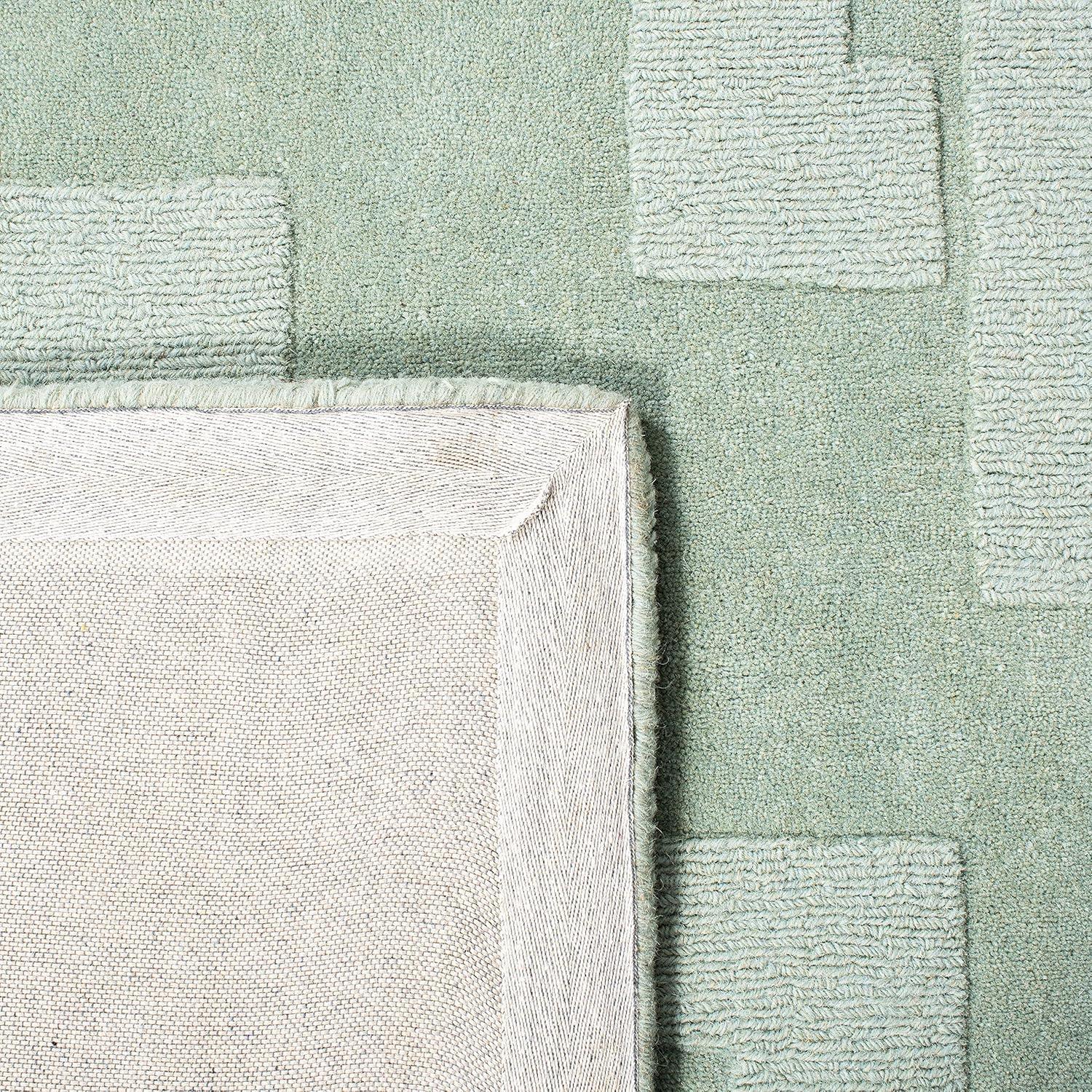 Martha Stewart Hand Tufted Wool Pile Geometric Rug