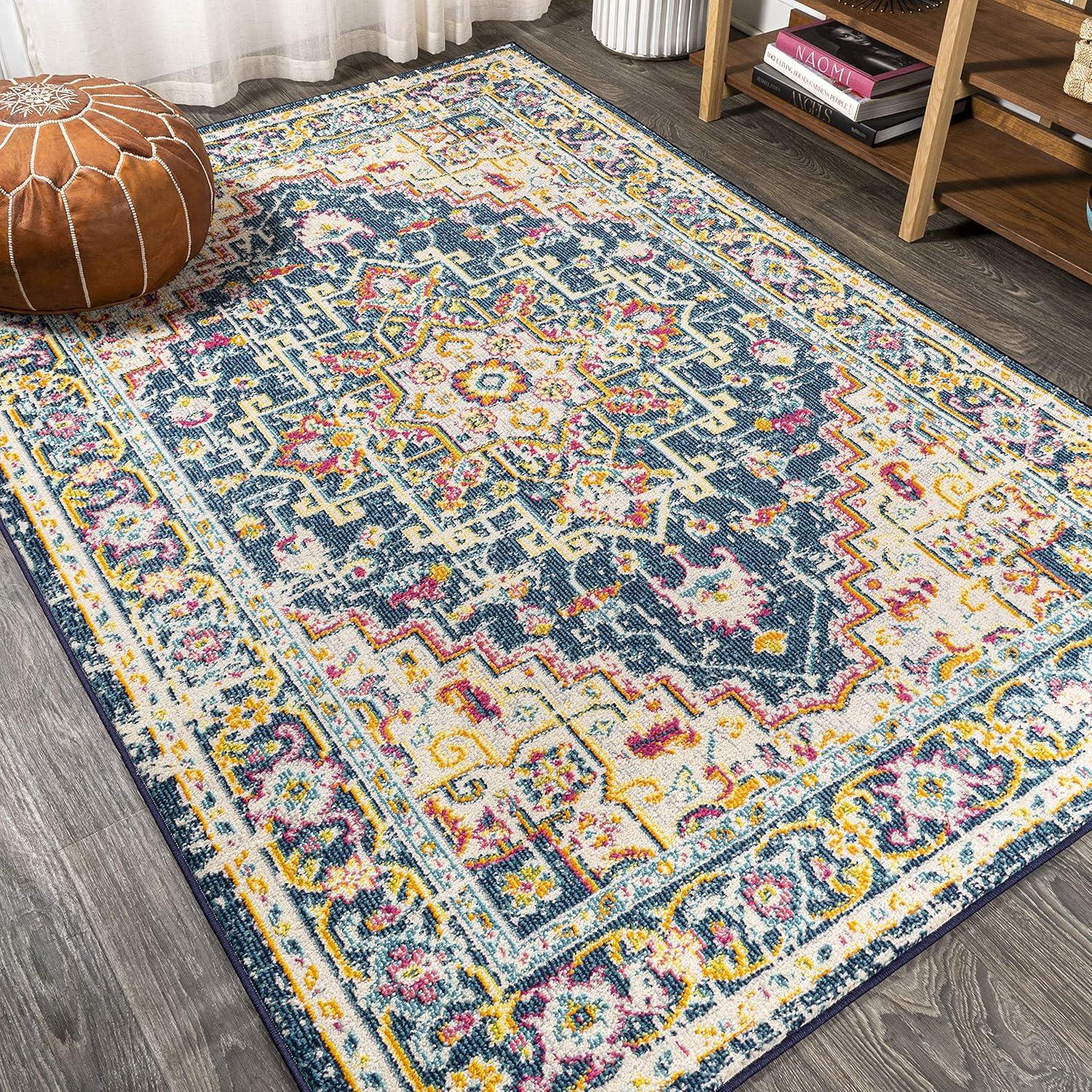 Brooklyn Geometric Medallion Area Rug  - JONATHAN Y