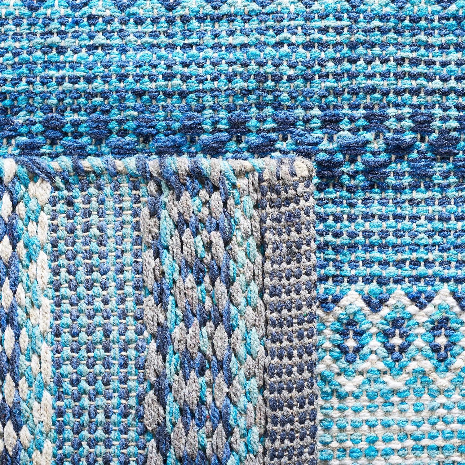 Montauk MTK851 Hand Woven Area Rug - Grey/Blue - 3'x5' - Safavieh.