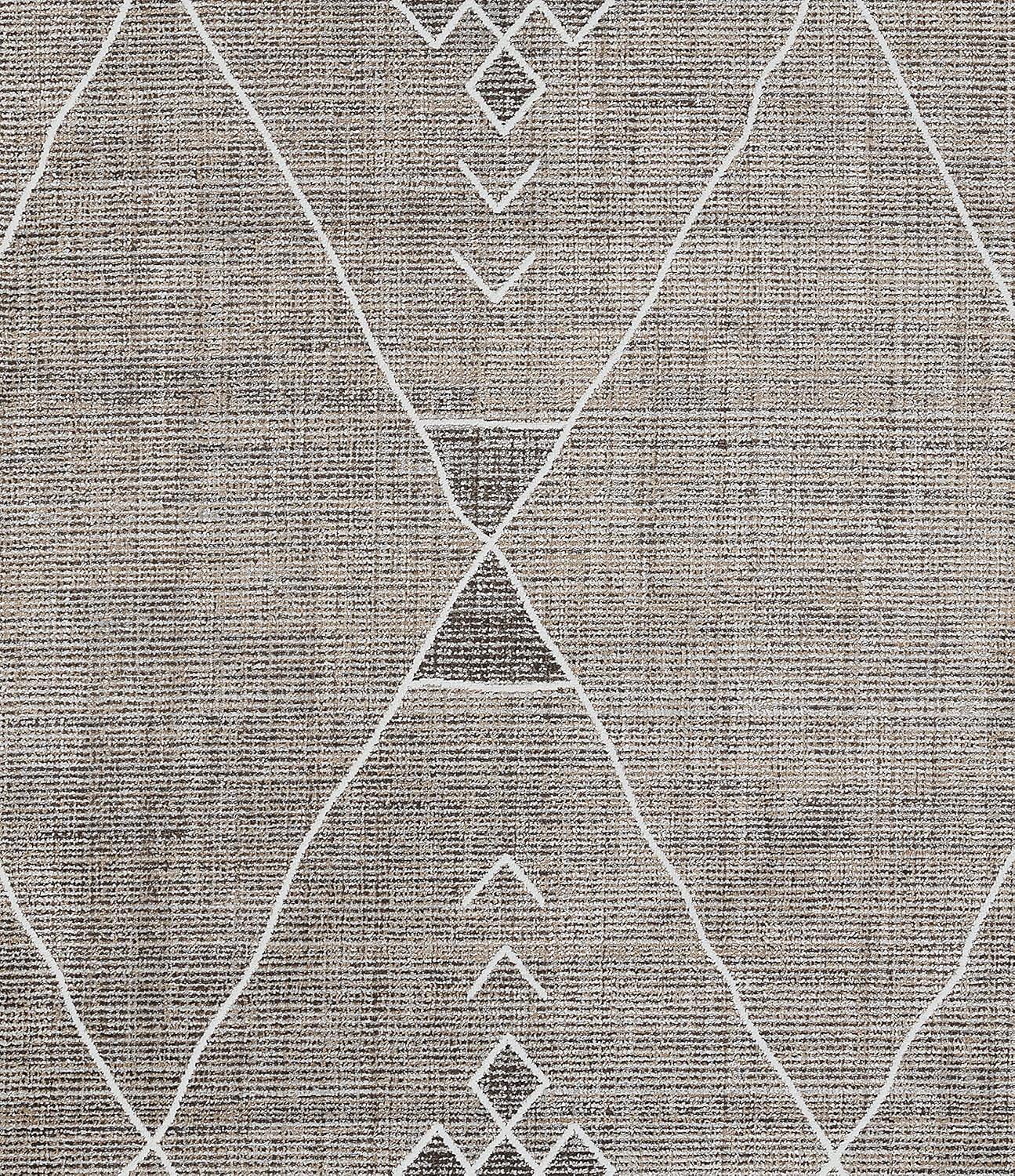 Momeni Rabat Polyester Grey Area Rug 5'3" X 7'6"