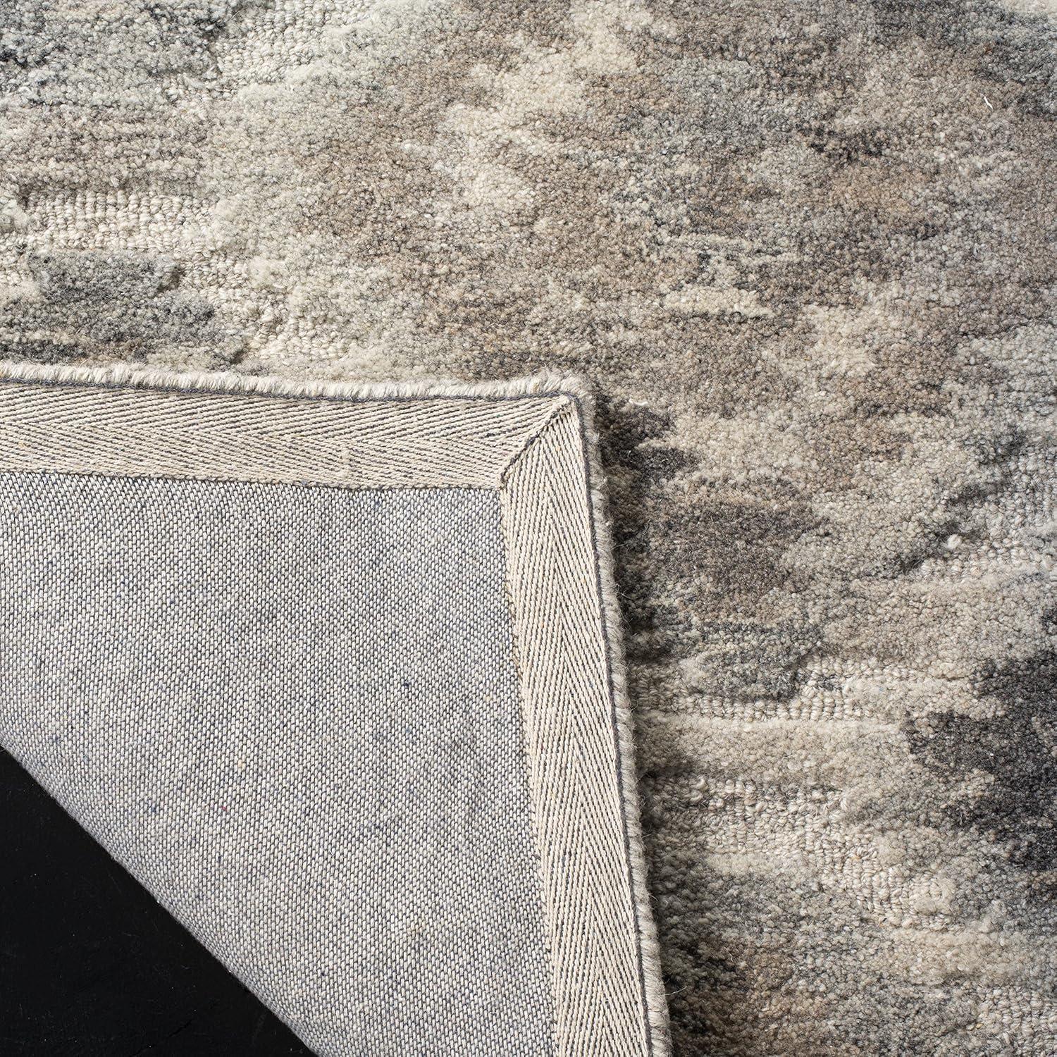 Wyndham WYD802 Hand Tufted Indoor Area Rug - Grey/Taupe - 5'x8' - Safavieh