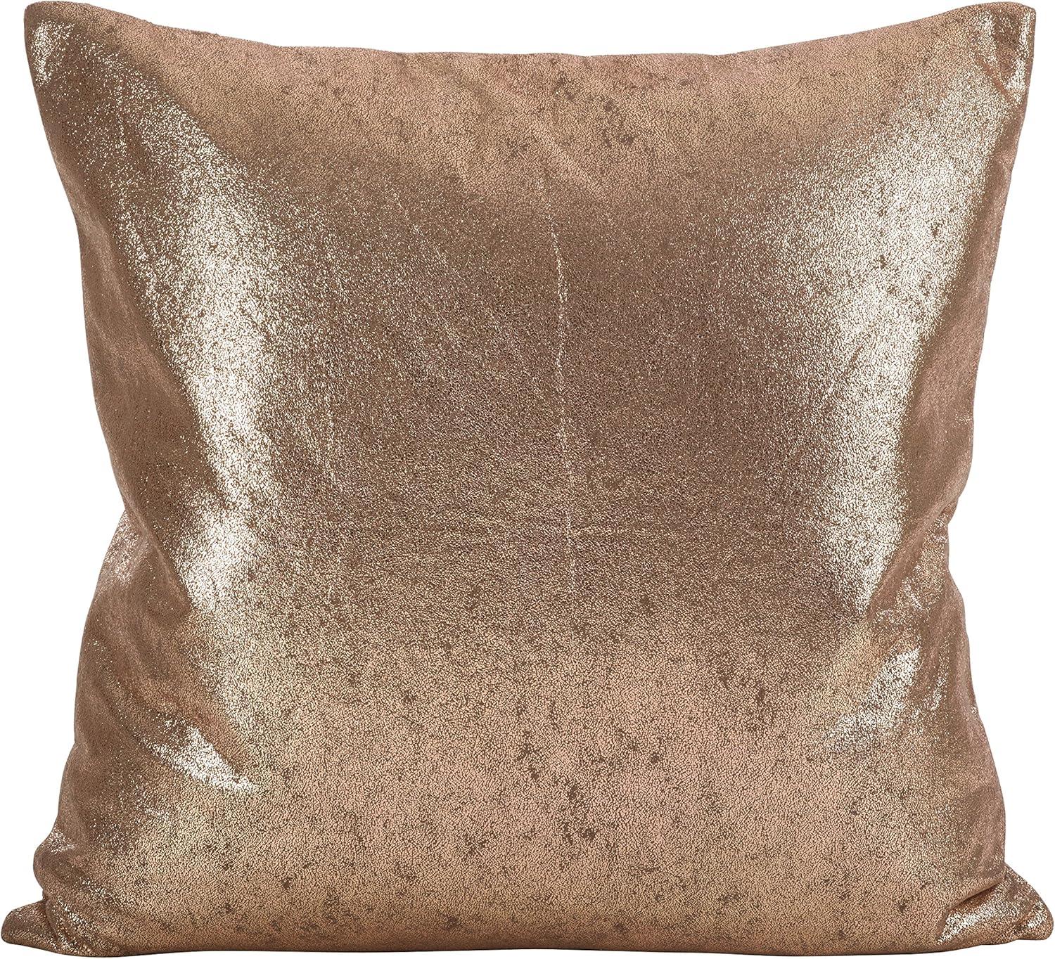 20"x20" Shimmering Metallic Design Down Filled Throw Pillow - Saro Lifestyle