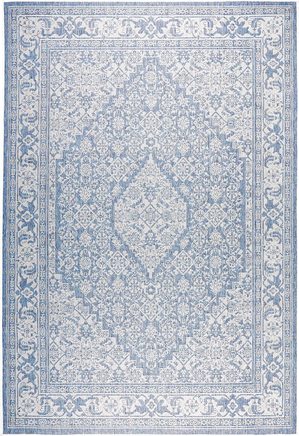 Persian Persian Inspired Blue/Gray Area Rug