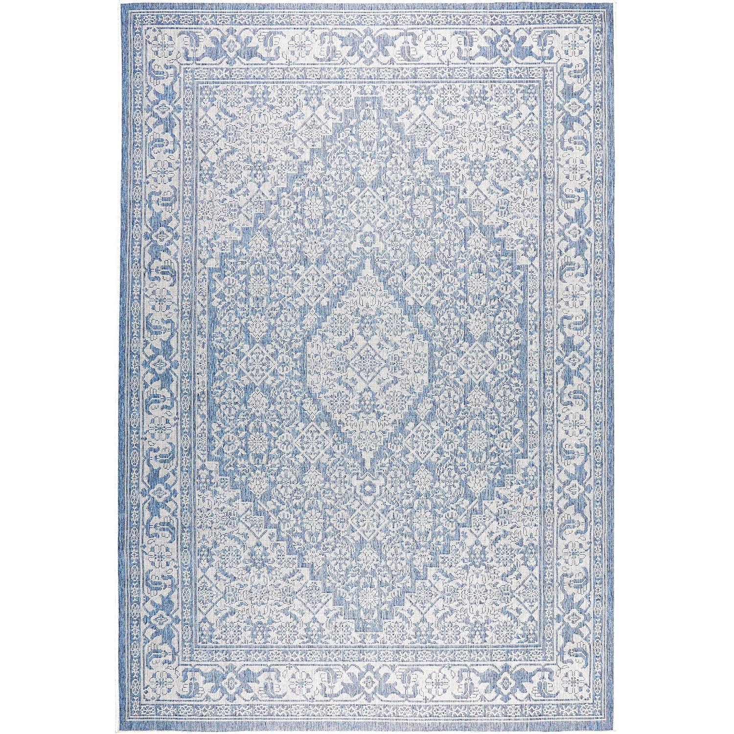 Persian Persian Inspired Blue/Gray Area Rug
