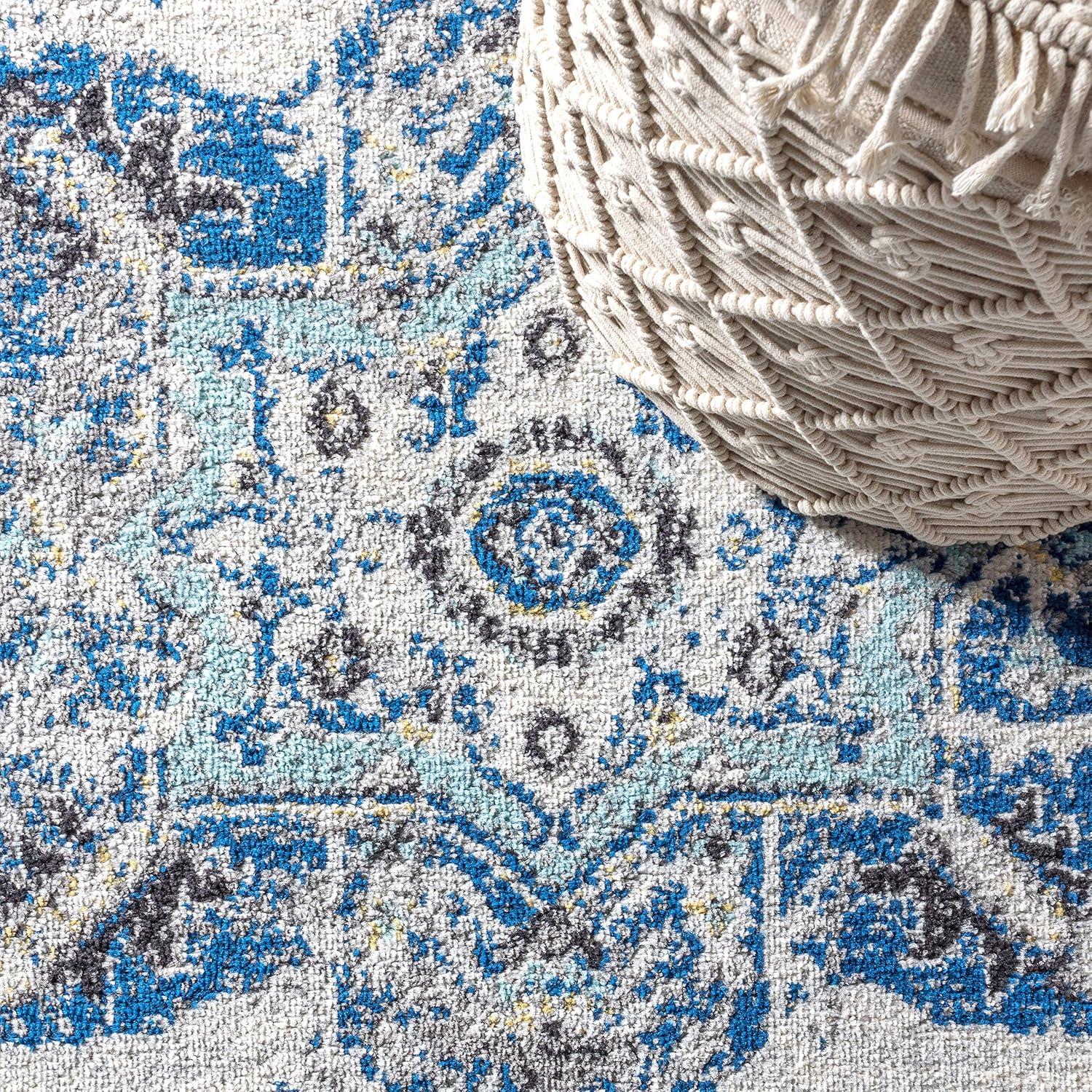 Modern Persian Boho Vintage Medallion Area Rug  - JONATHAN Y