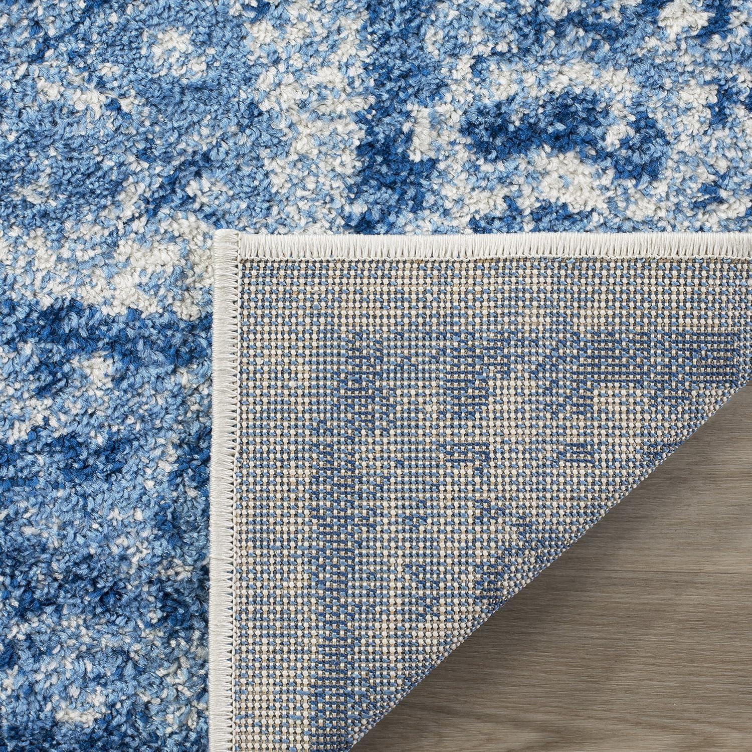 Adirondack ADR110 Machine Made Indoor Area Rug - Silver/Blue - 10'x14' - Safavieh