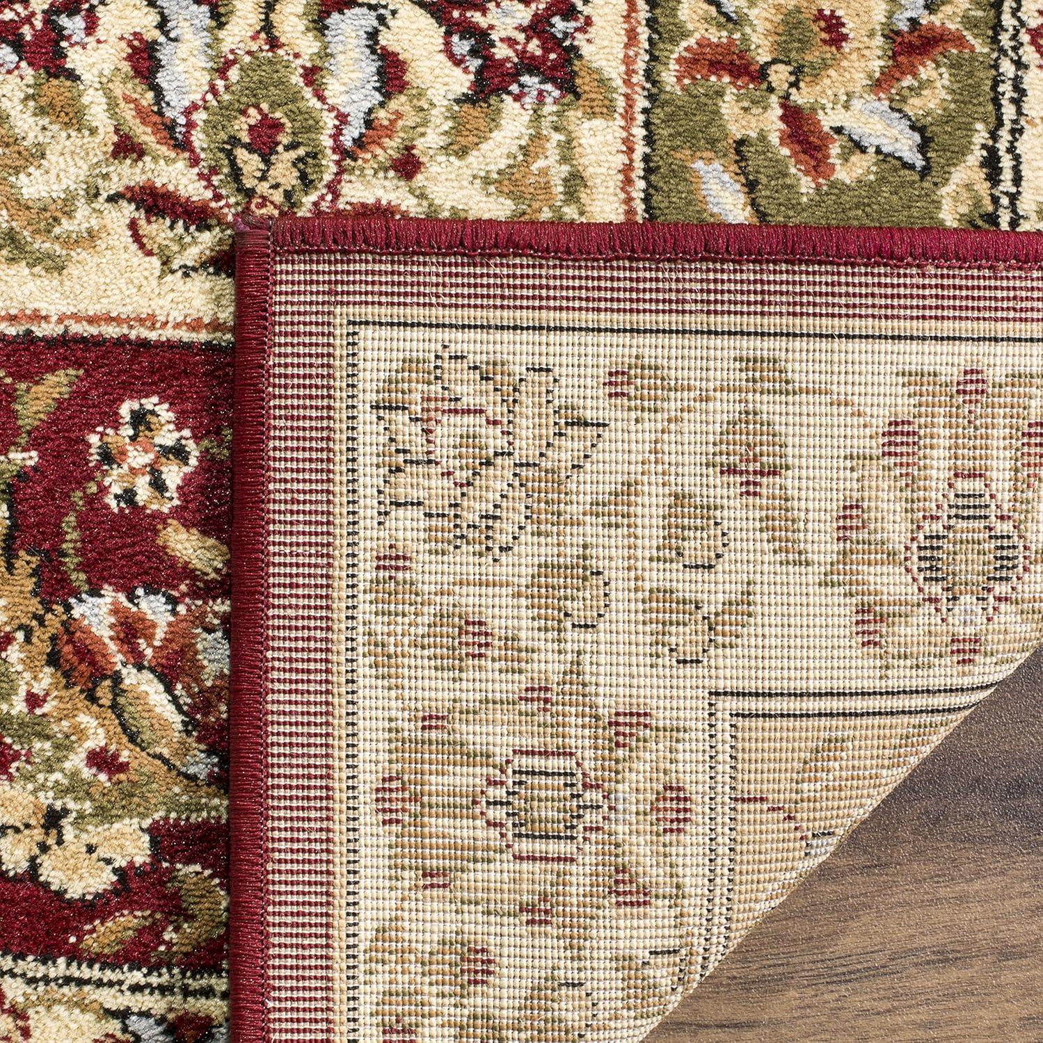 Lyndhurst LNH318 Power Loomed Area Rug - Multi/Ivory - 8'x8' - Safavieh.