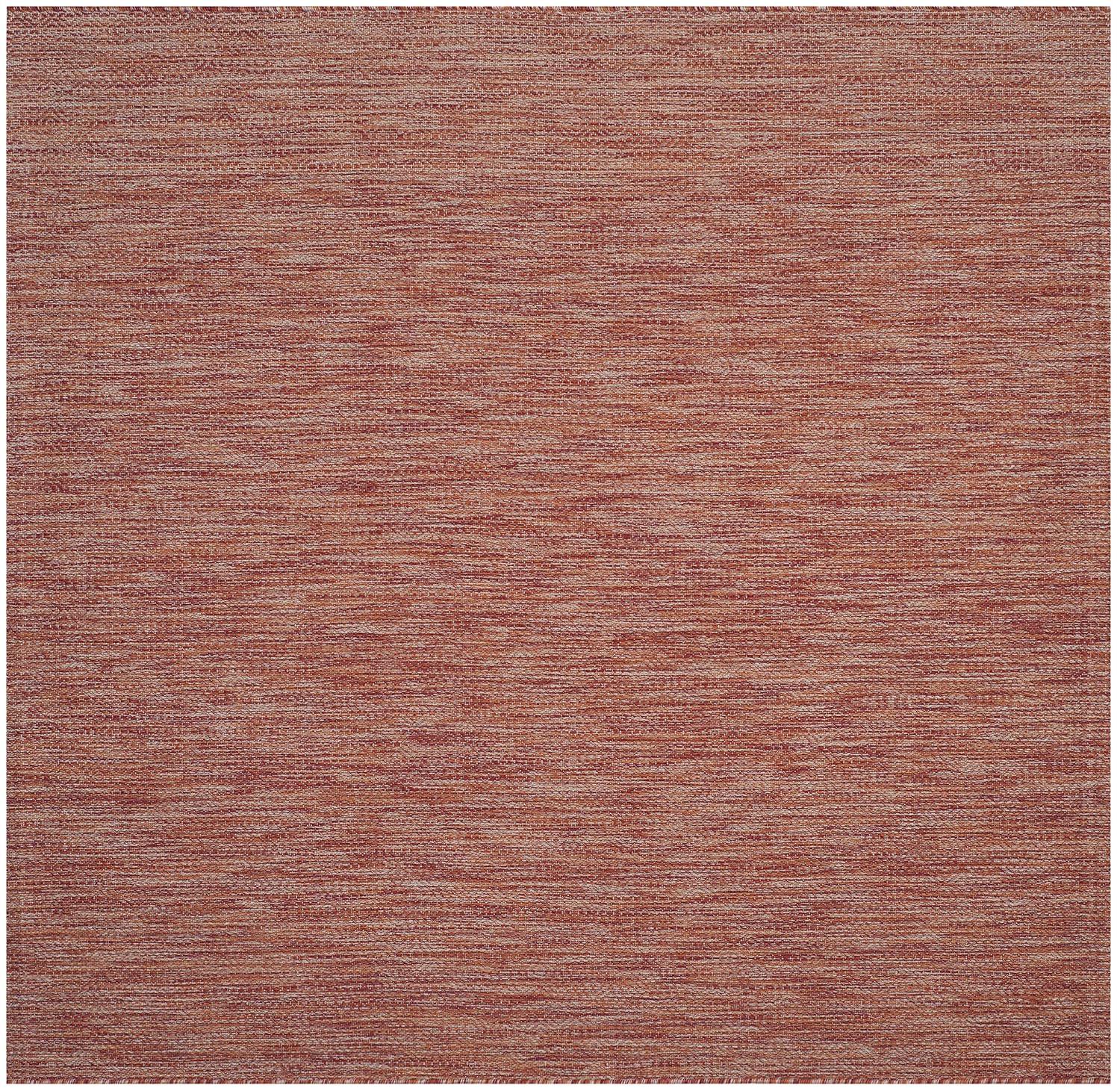 Courtyard CY8520 Power Loomed Indoor and Outdoor Area Rug - Red/Red - 6'7"x6'7" - Safavieh