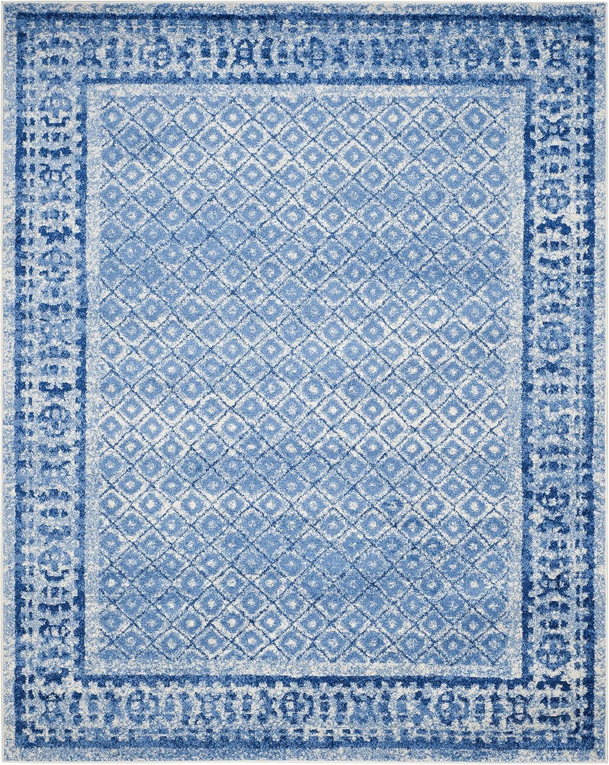 Adirondack ADR110 Machine Made Indoor Area Rug - Silver/Blue - 10'x14' - Safavieh