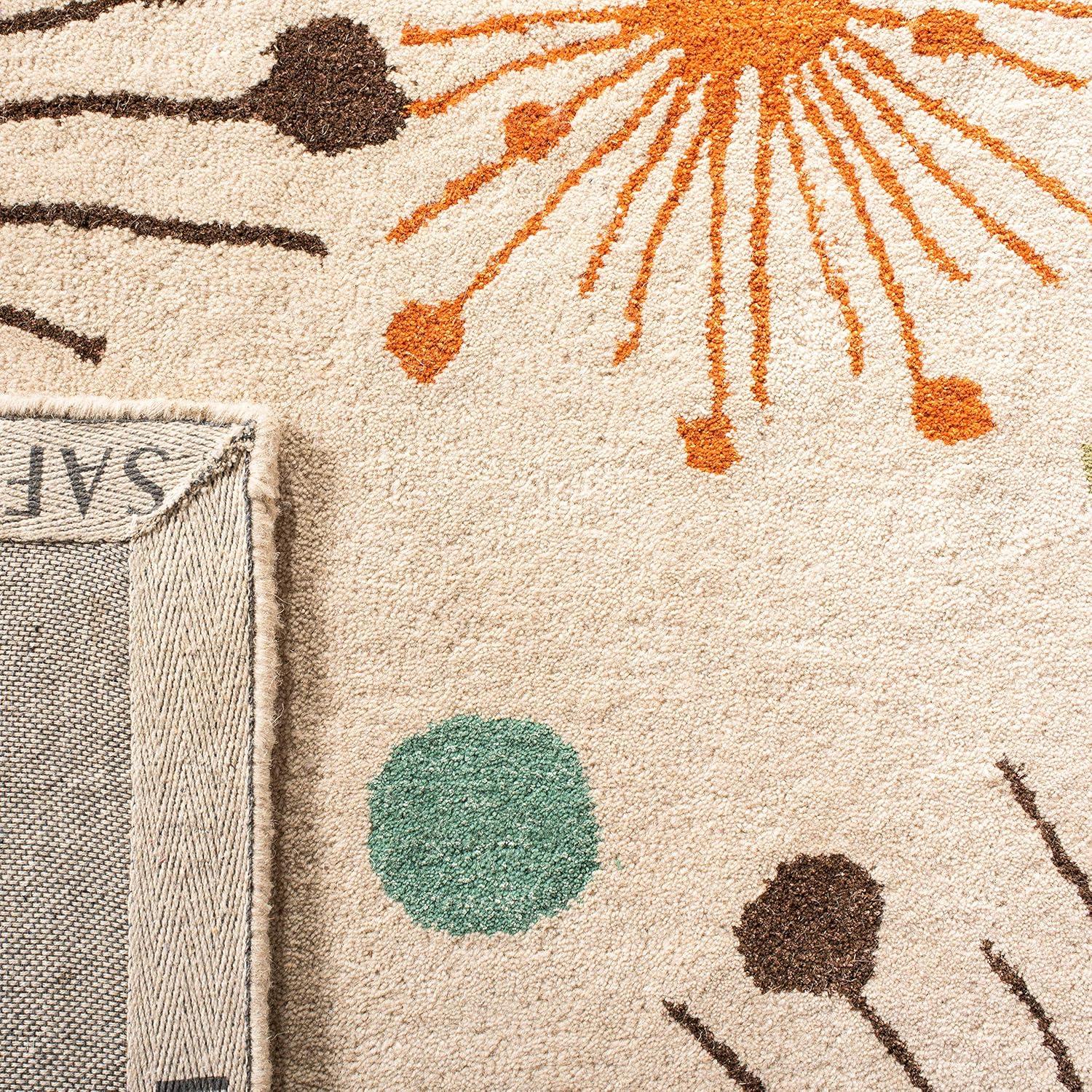 Soho SOH747 Hand Tufted Indoor Area Rug - Ivory/Multi - 8'3"x11' - Safavieh