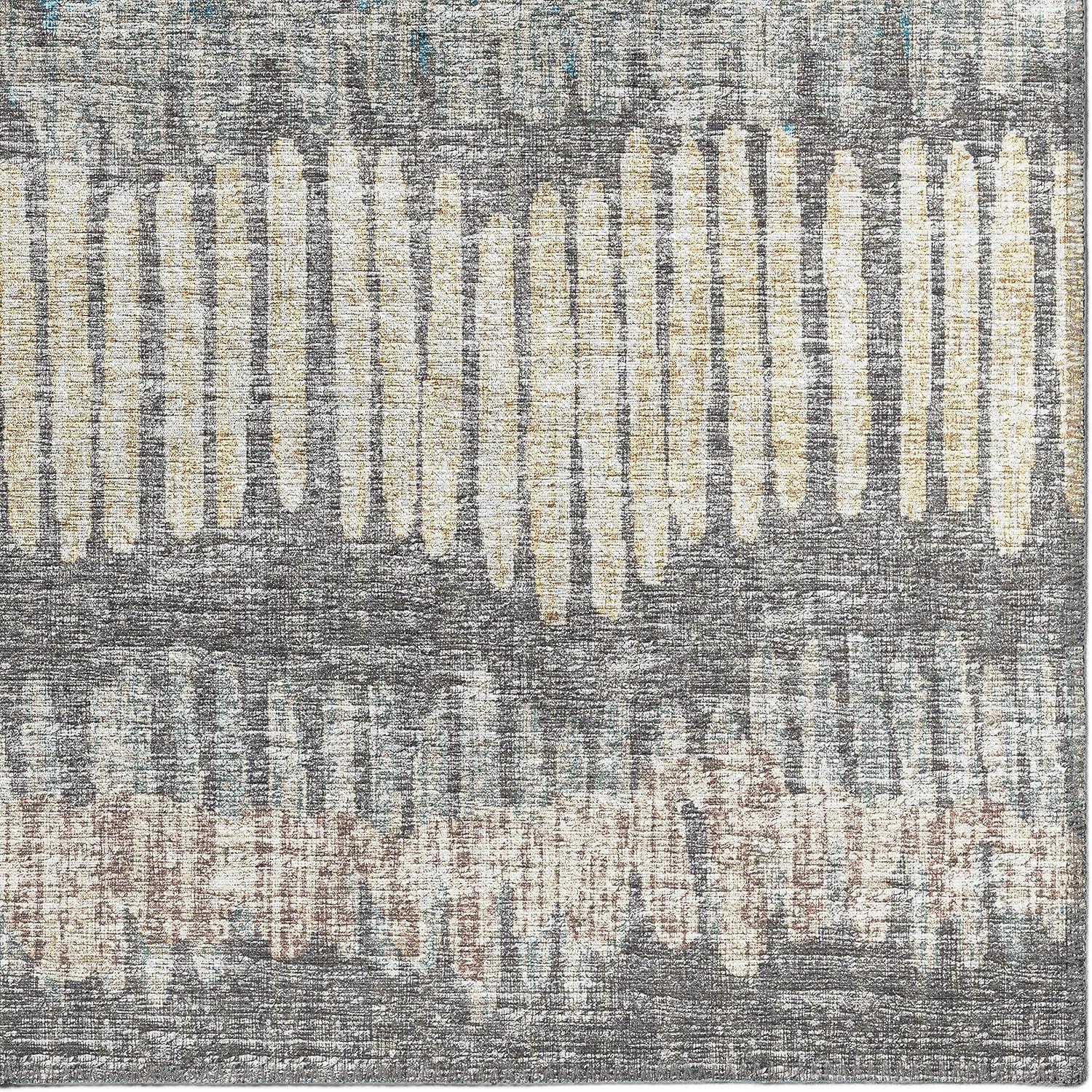 Addison Rugs Indoor/Outdoor Rylee Sketches Washable Rug New. Gray - 10' x 14'