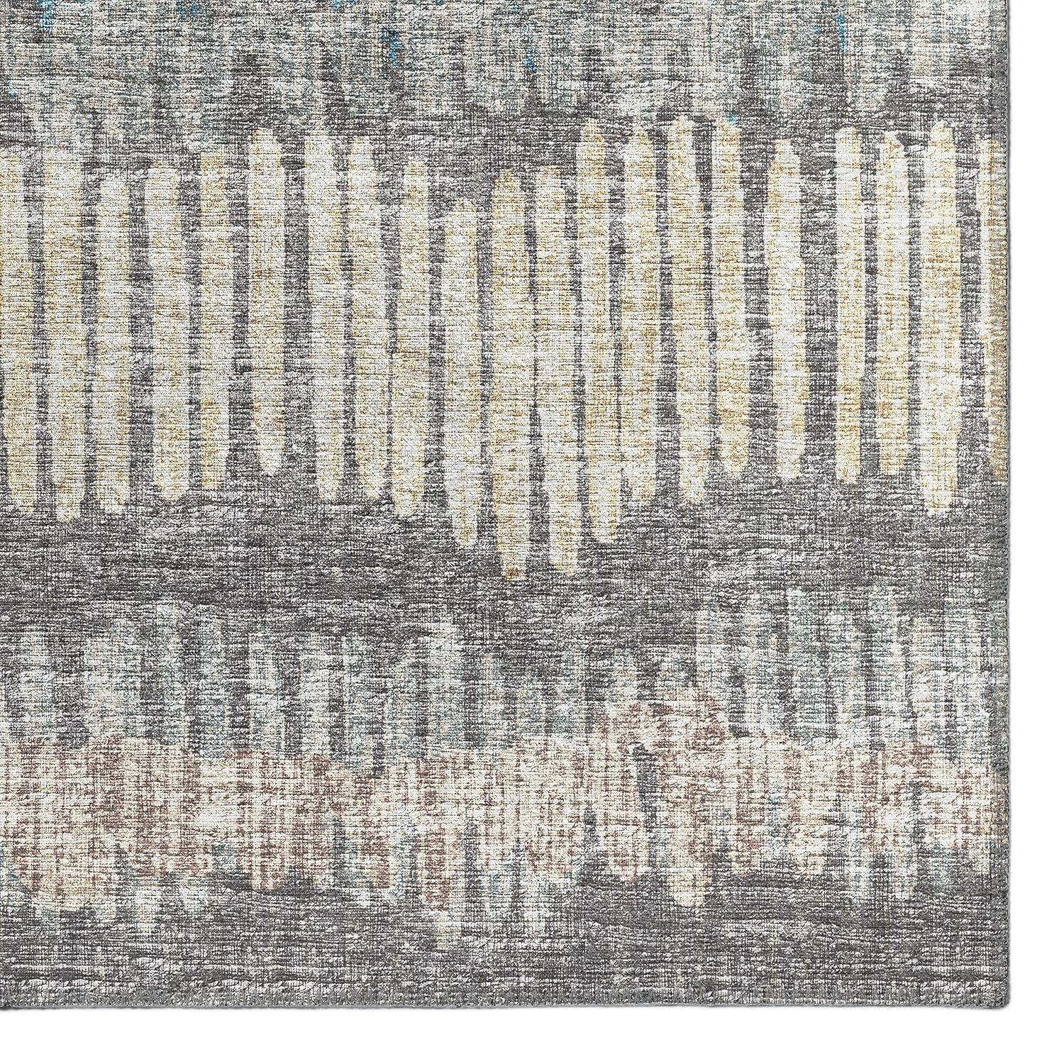 Addison Rugs Indoor/Outdoor Rylee Sketches Washable Rug New. Gray - 10' x 14'