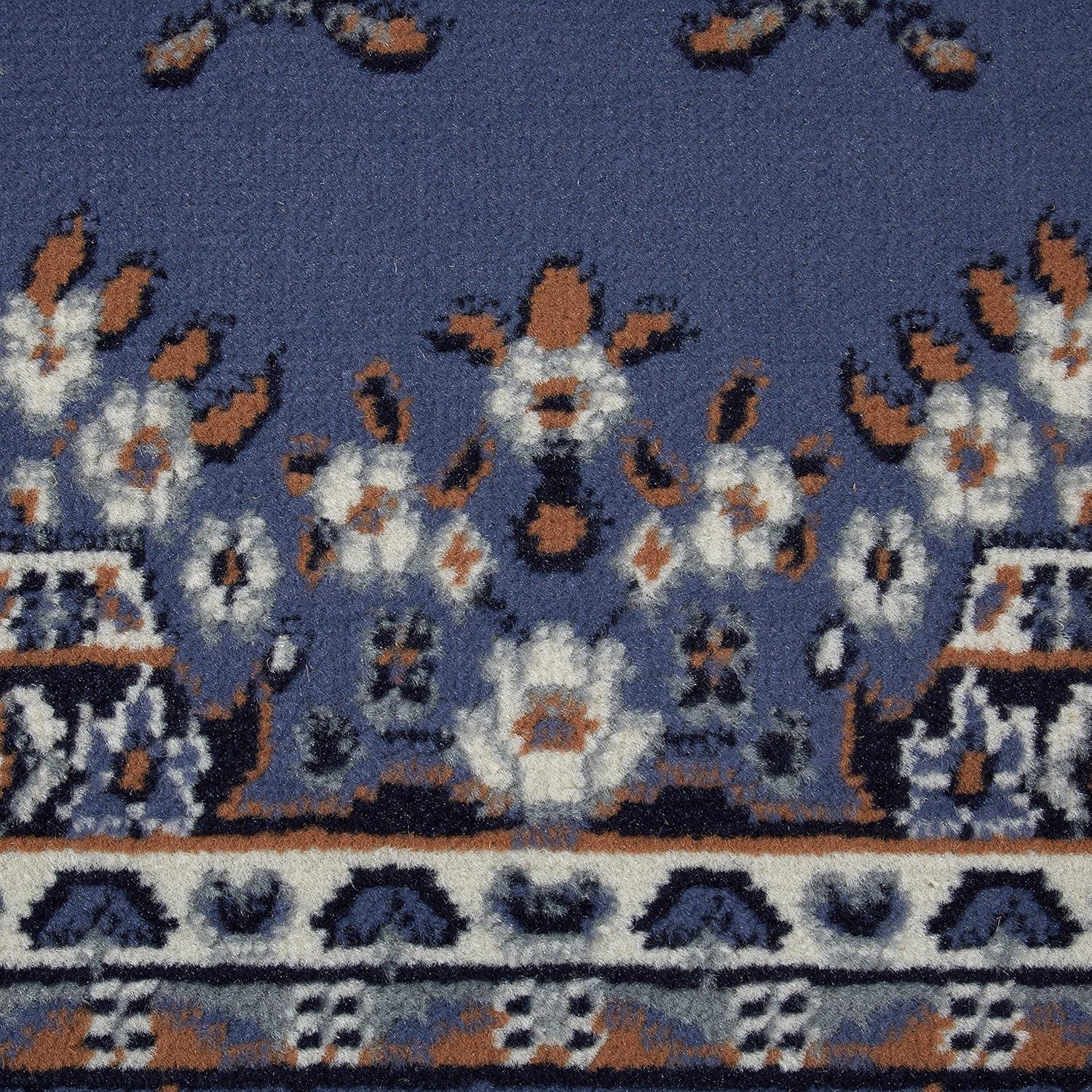 Home Dynamix Ariana Ksara Traditional Medallion Border Area Rug, Grey/Blue, 3-Piece Set