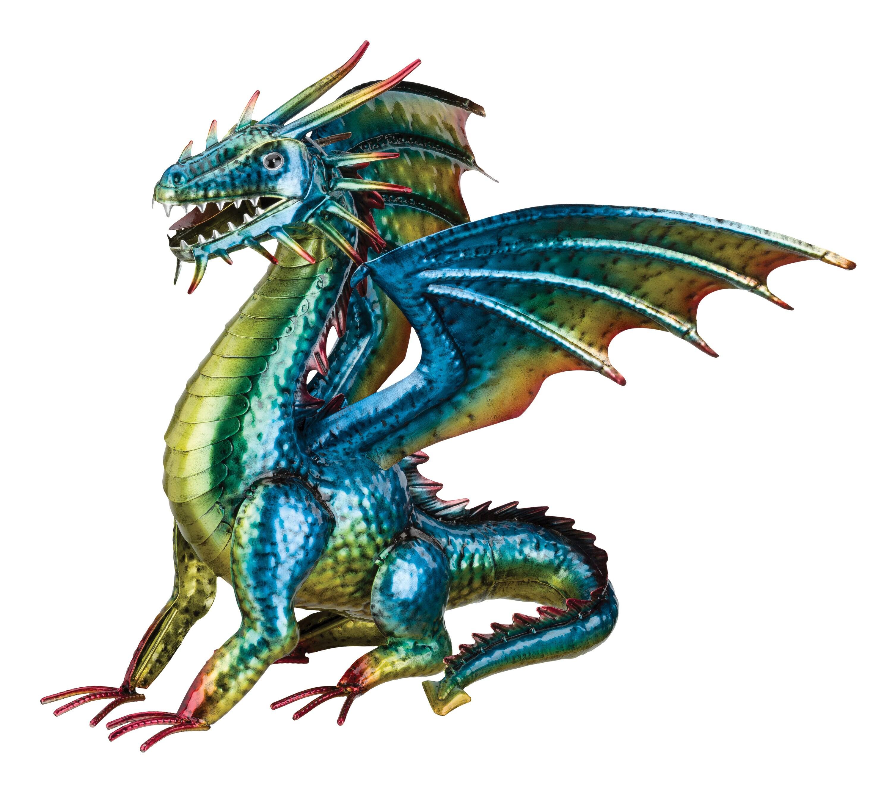 Regal Art & Gift Dragon Decor 18" - Green Mystic