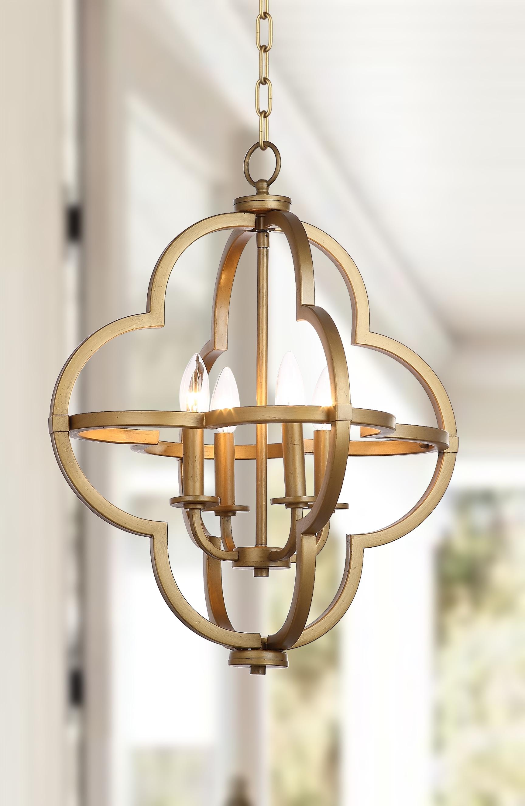 Millard Orb Pendant - LIT4373 - Brass - Safavieh