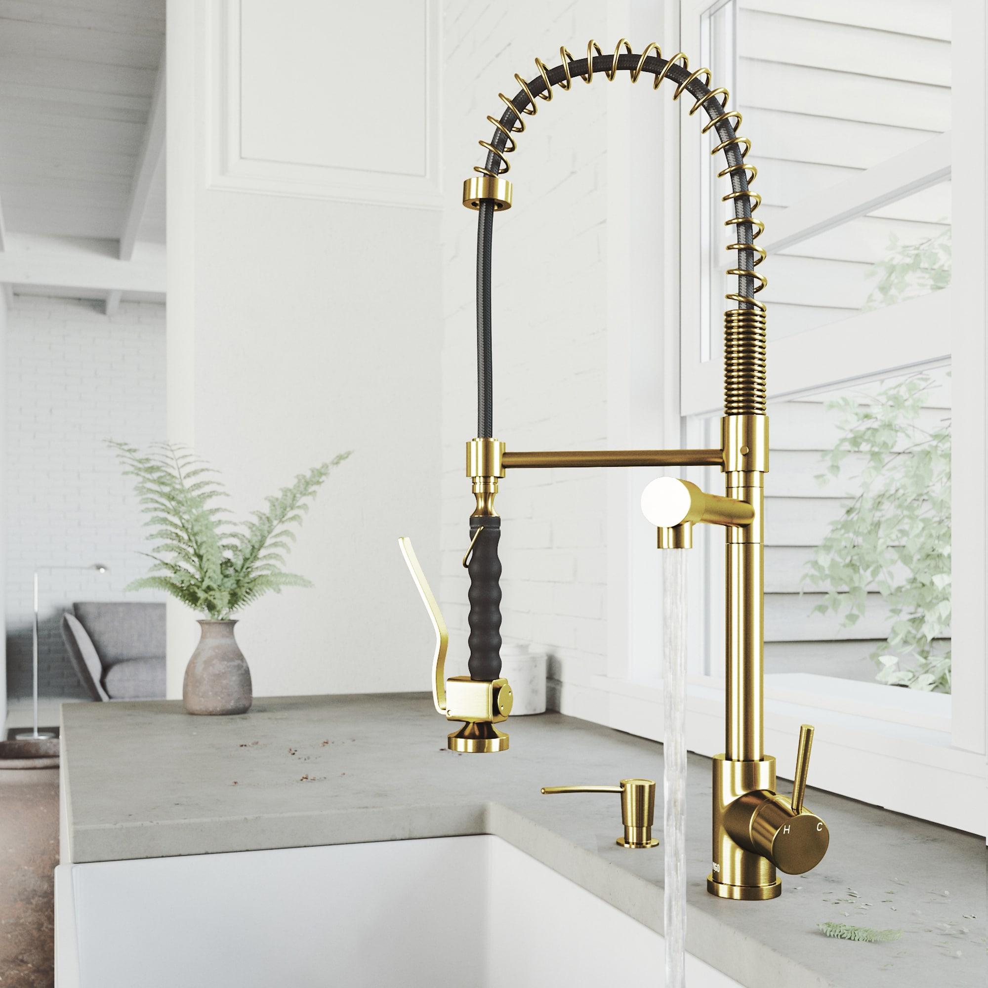 Zurich 27" H 1-handle Pull-Down Kitchen Faucet