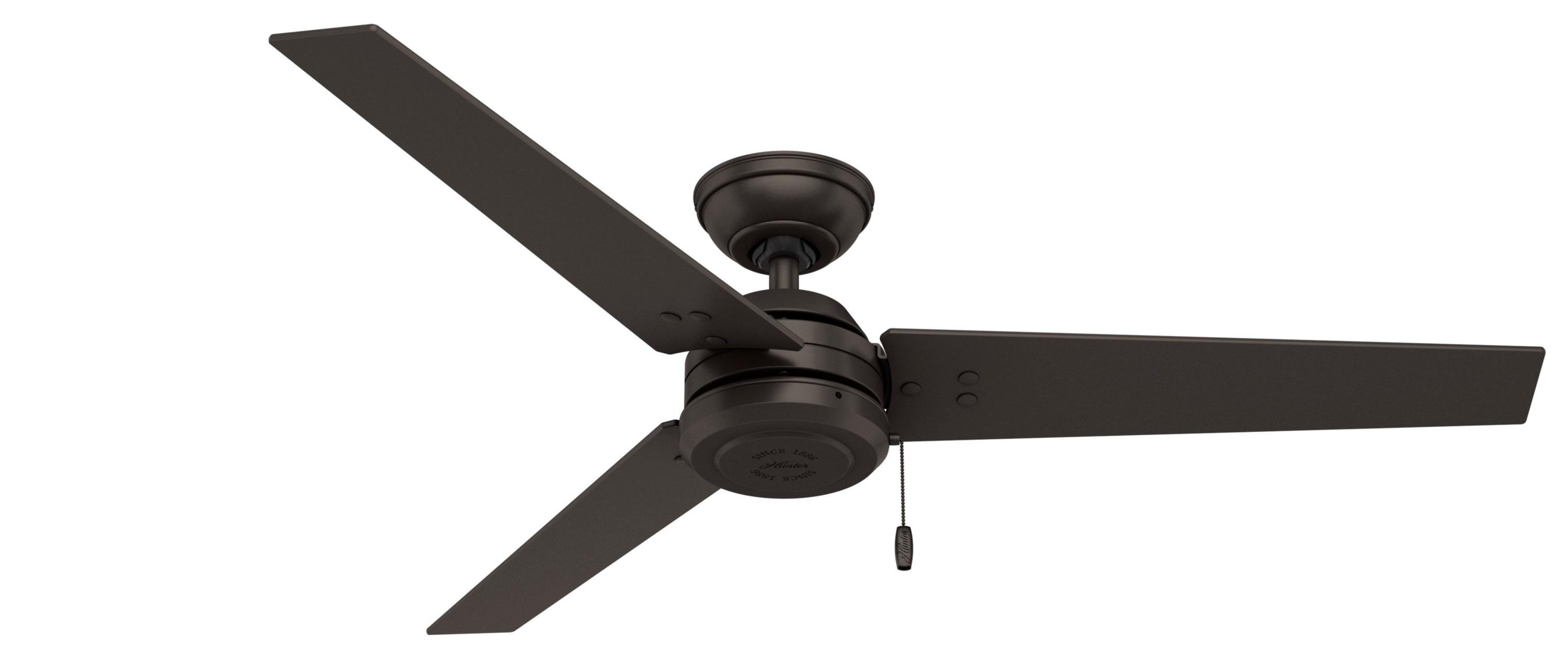 52" Cassius 3 - Blade Outdoor Standard Ceiling Fan with Pull Chain
