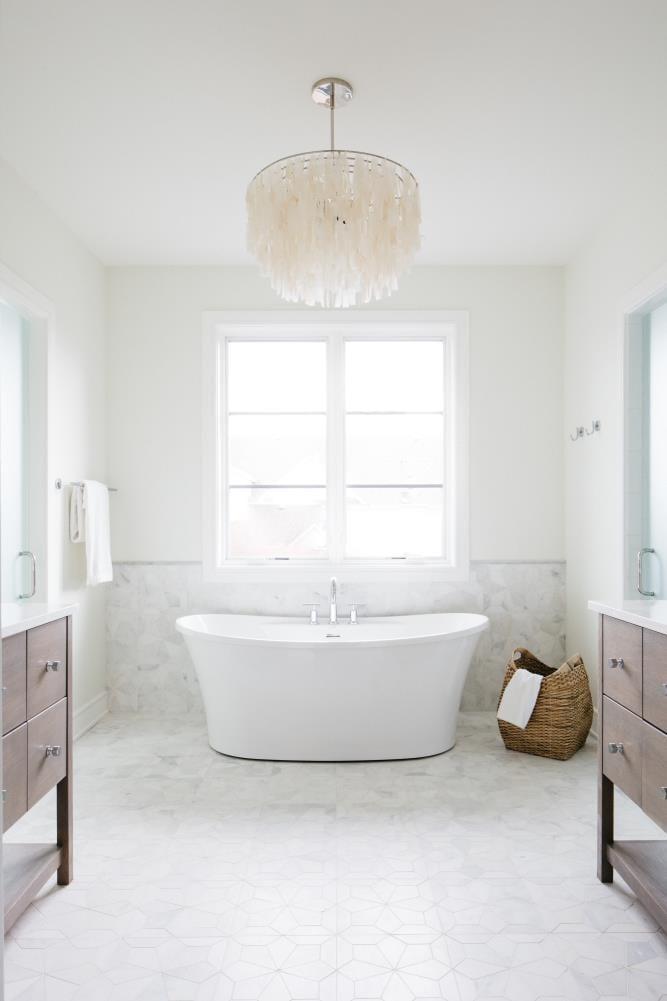Breanne Studio 60" x 36" Freestanding Soaking Acrylic Bathtub
