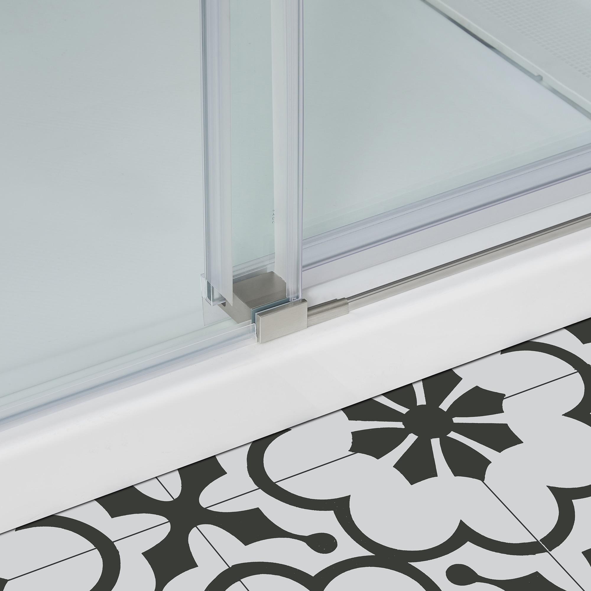 OVE Decors Bel Soft Close 48" x 78" Frameless Sliding Soft Close Shower Door