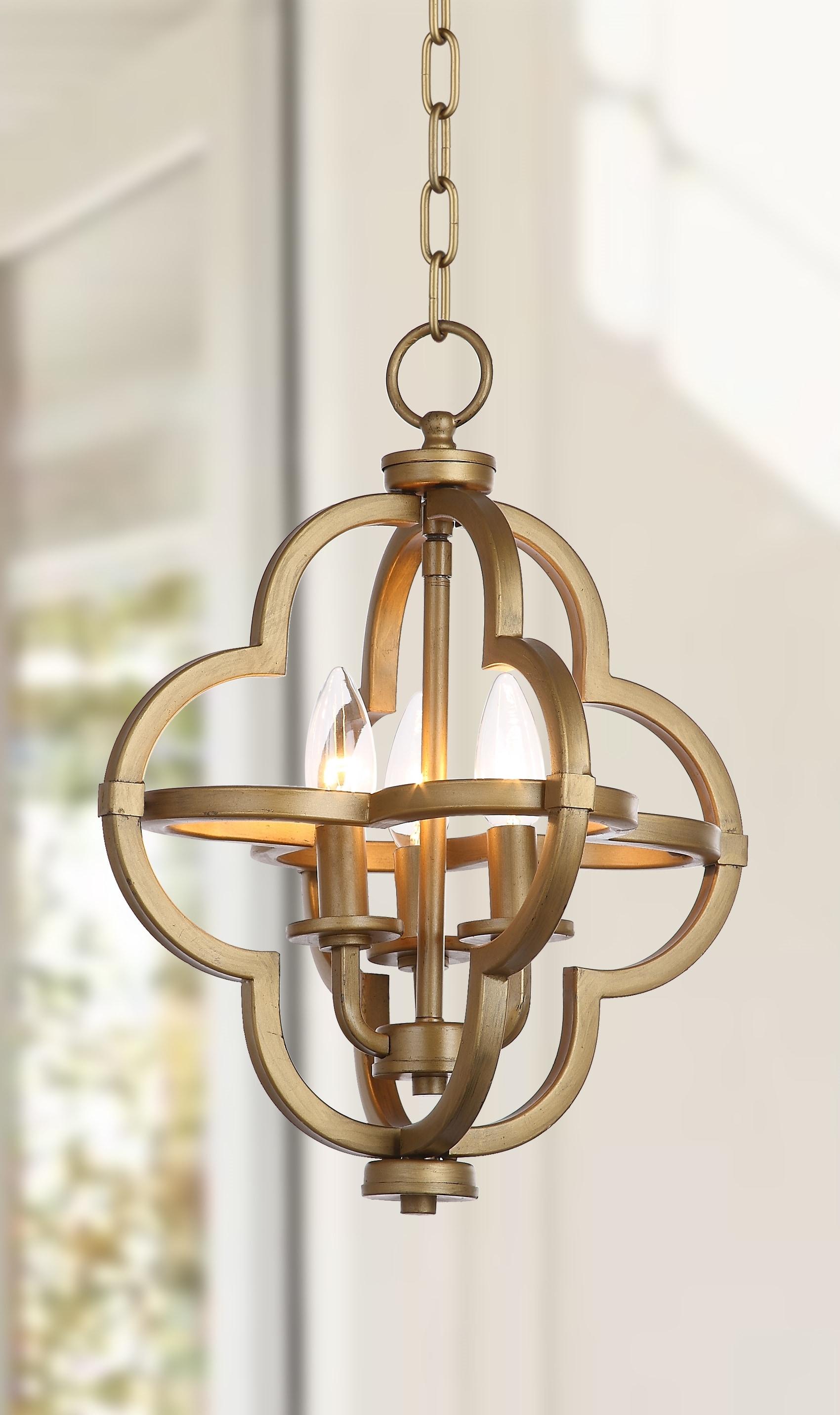 Mila Orb Pendant - LIT4372 - Brass - Safavieh