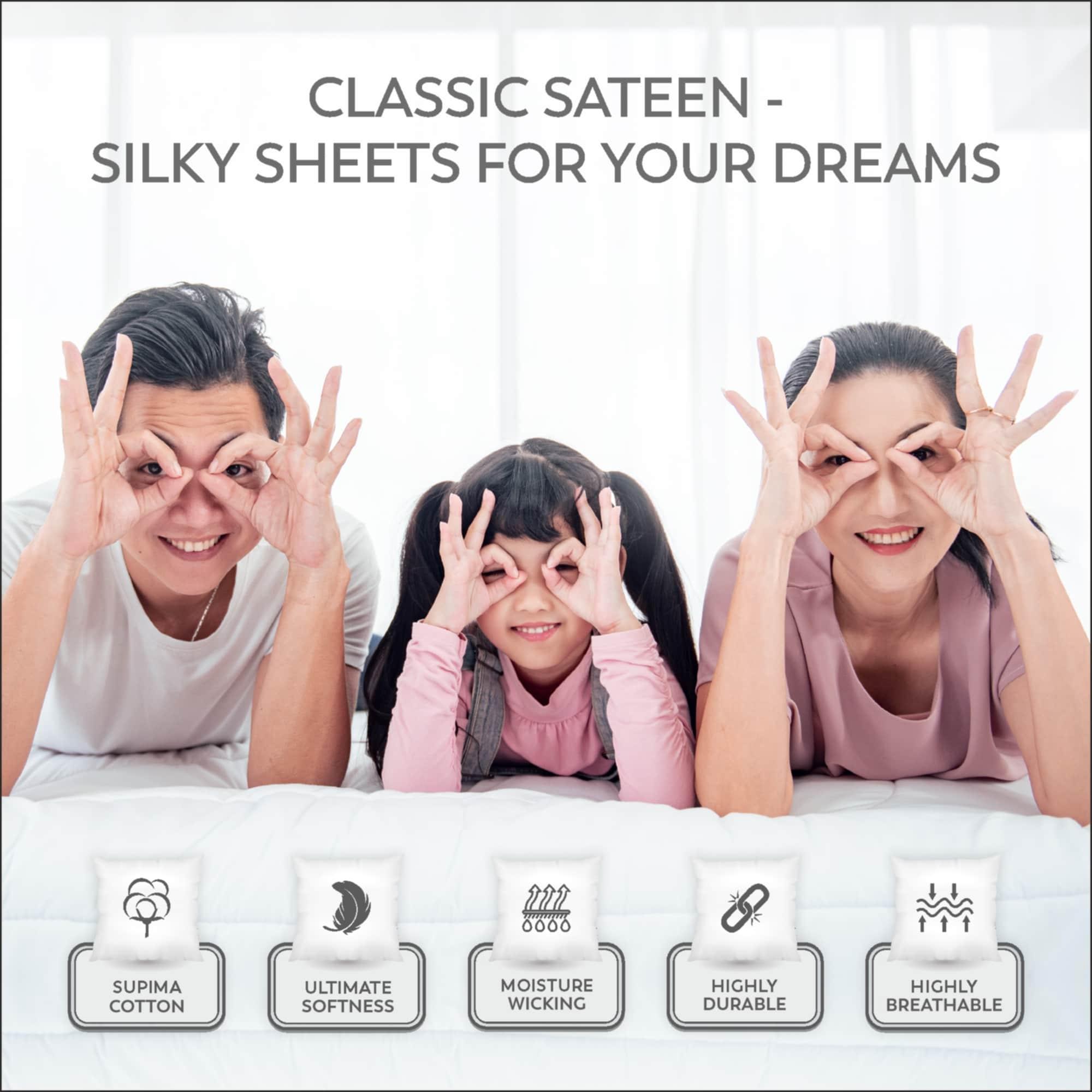 Ultra-Soft & Silky 800TC Premium-Quality Supima Cotton Sheet Set