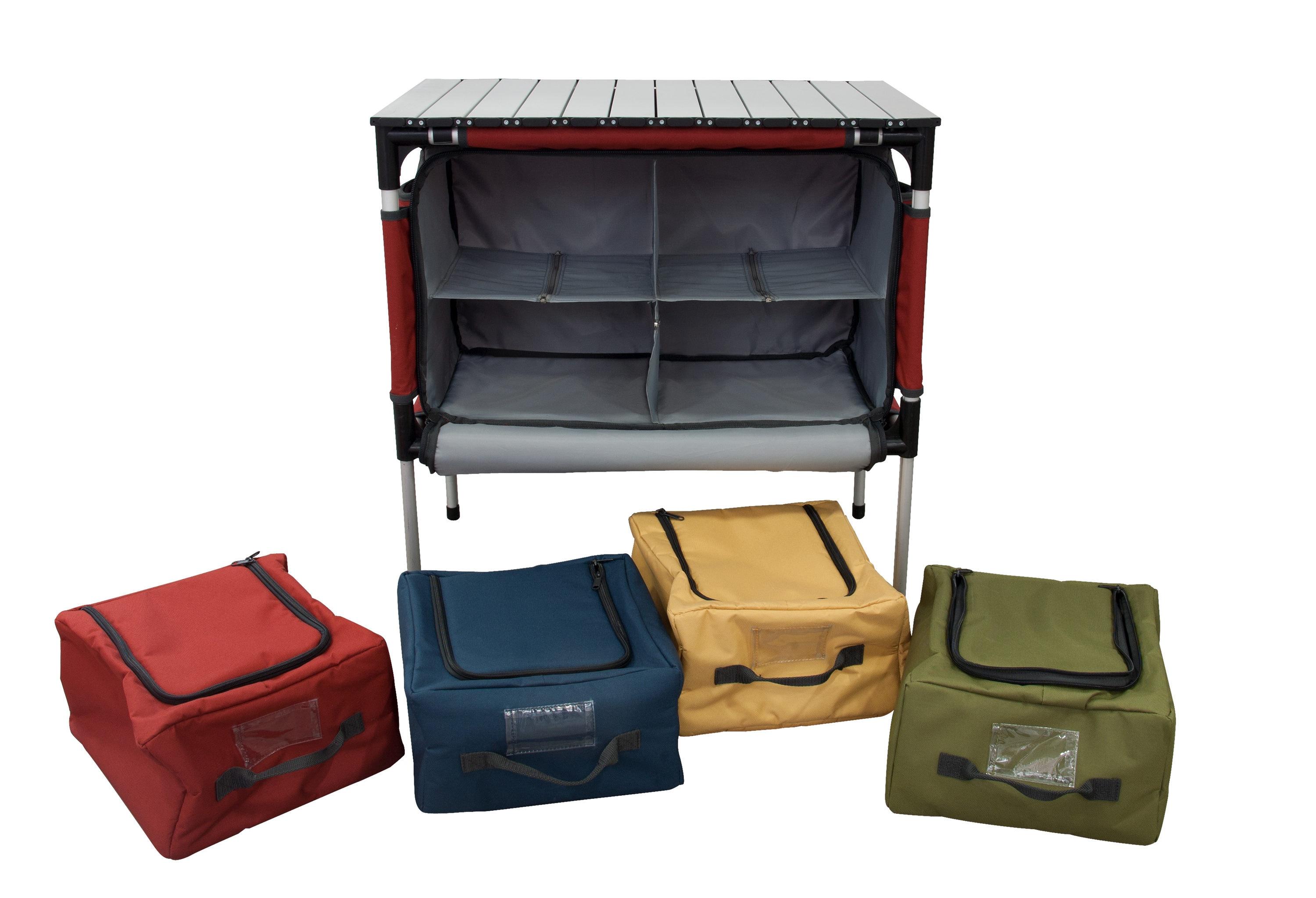 Camp Chef Mountain Series Table and Organizer - Red