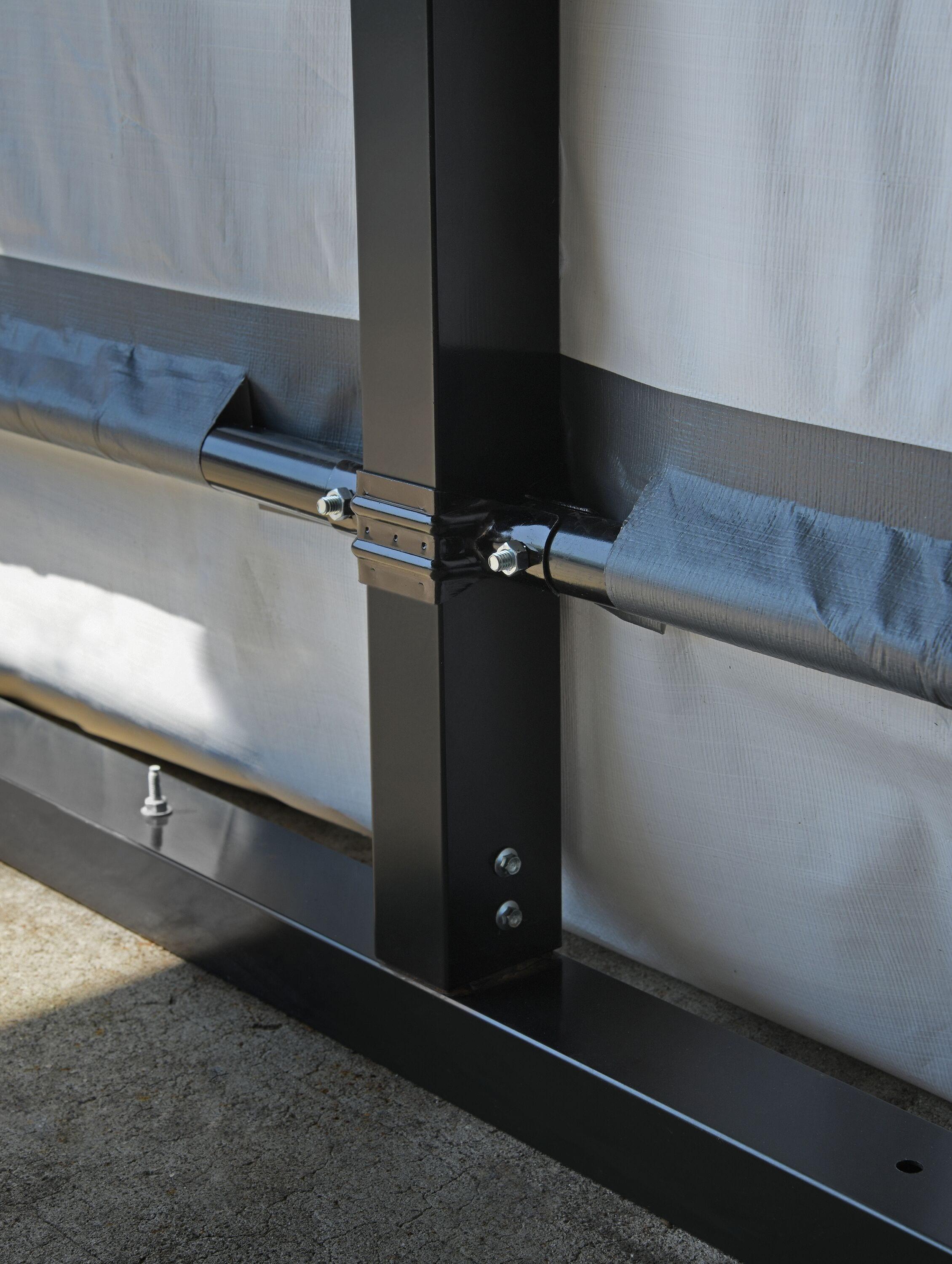 Arrow Carports Enclosure Kit for Galvanized Steel Carport, Fabric Carport Wall Panels, 20' x 20' x 7'