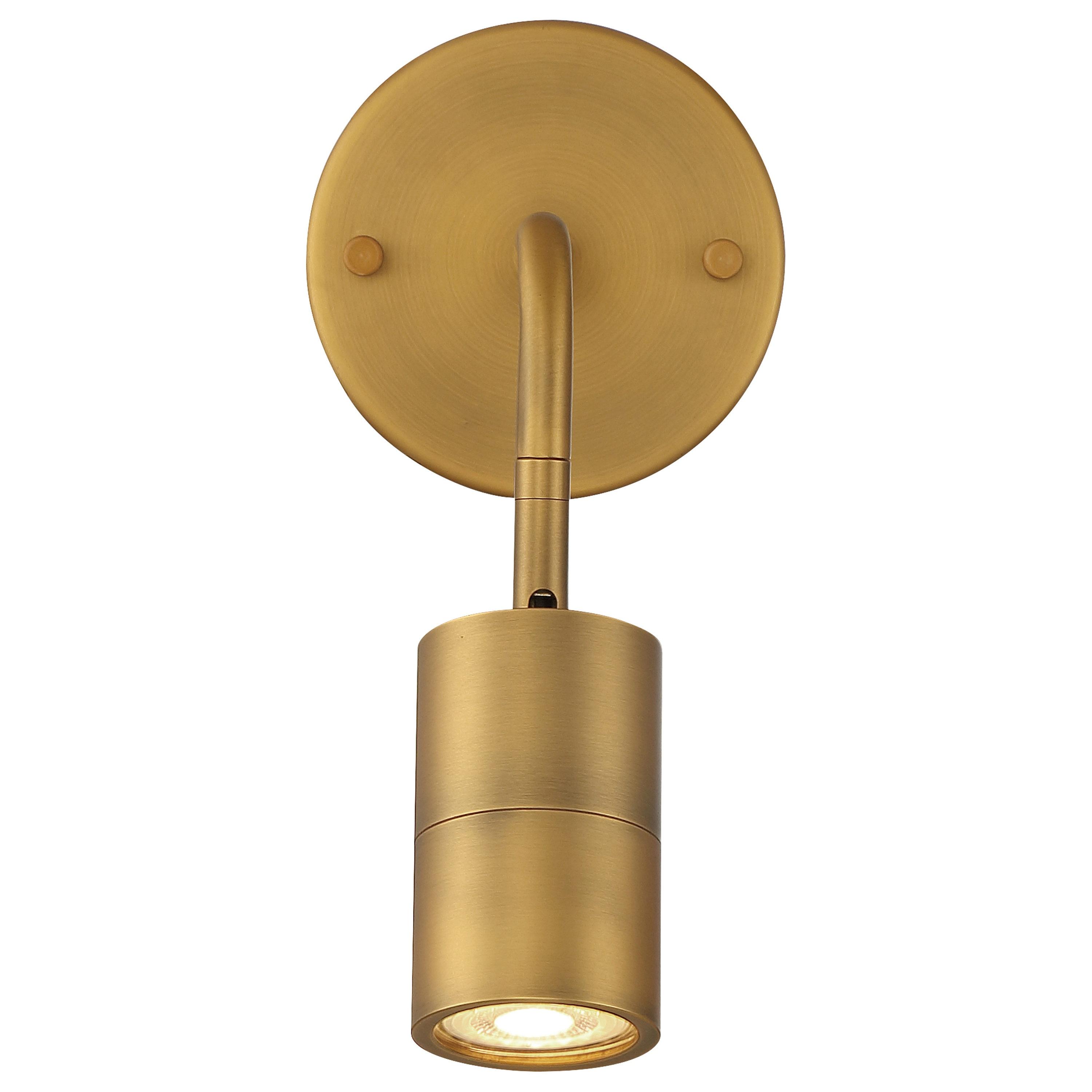 Access Lighting Cafe 1 - Light Wall Light in  Antique Brushed Brass