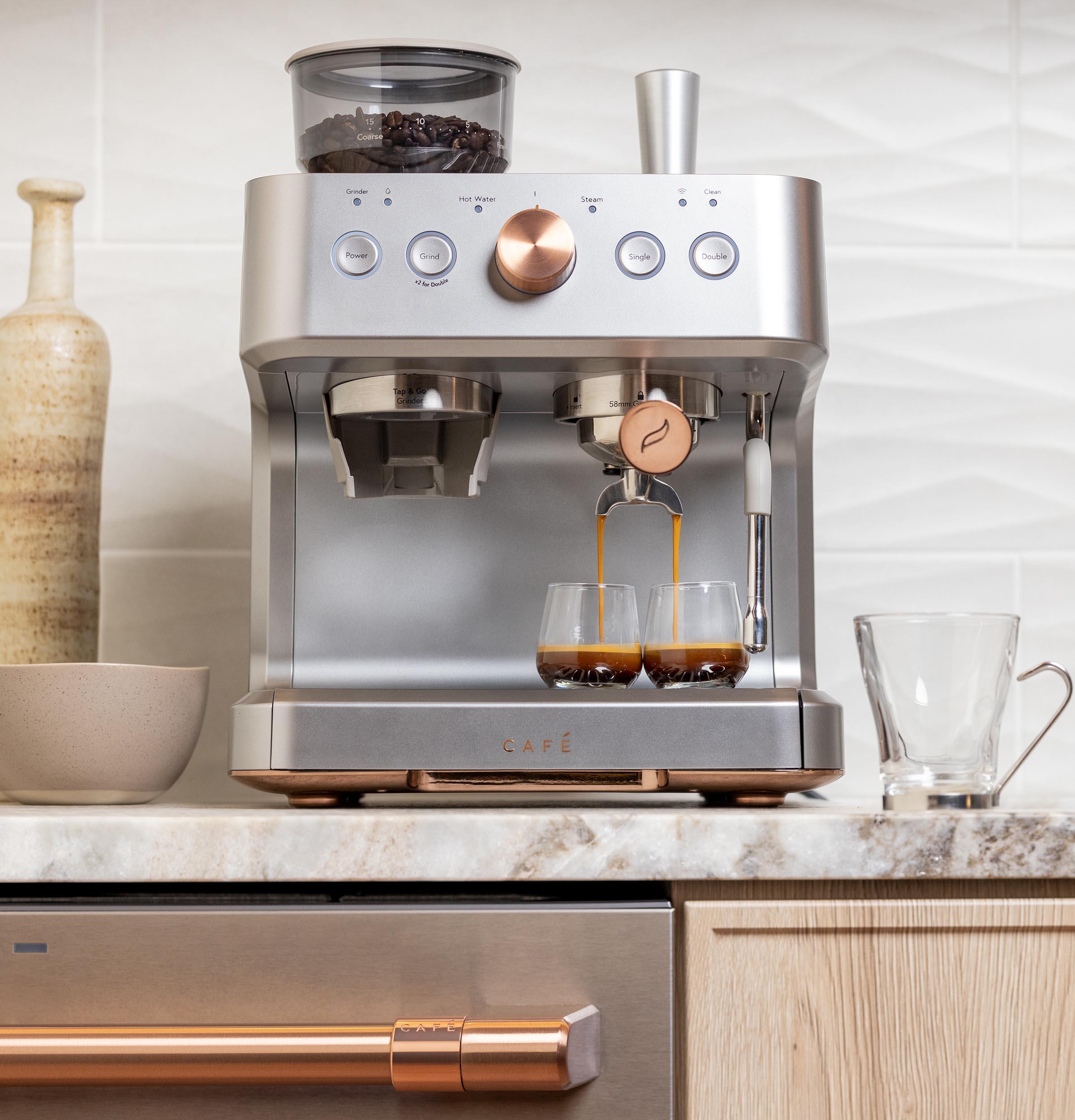 Café™ Stainless Steel Bellissimo Semi-Automatic Espresso Machine