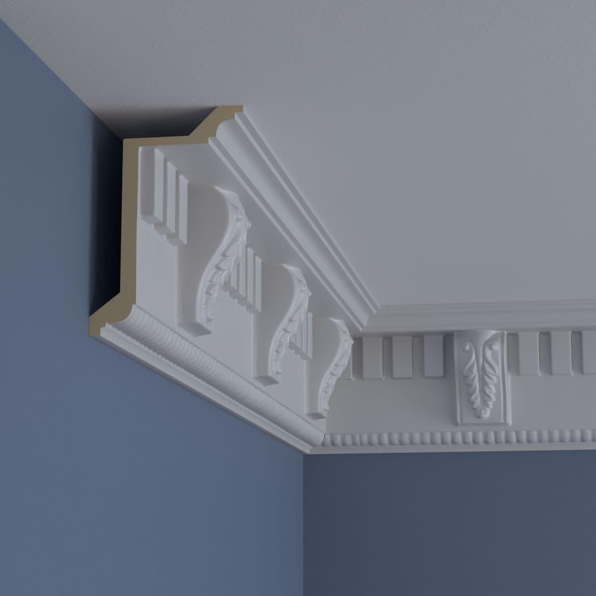 Dentil With Bead Crown Moulding