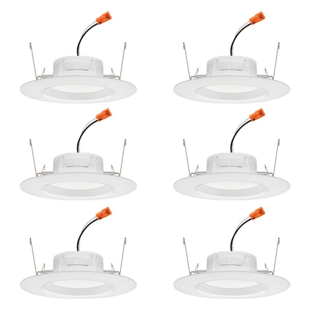 Retro Basics 6'' Selectable Color Temperature Dimmable Air-Tight Standard Recessed Lighting Kit