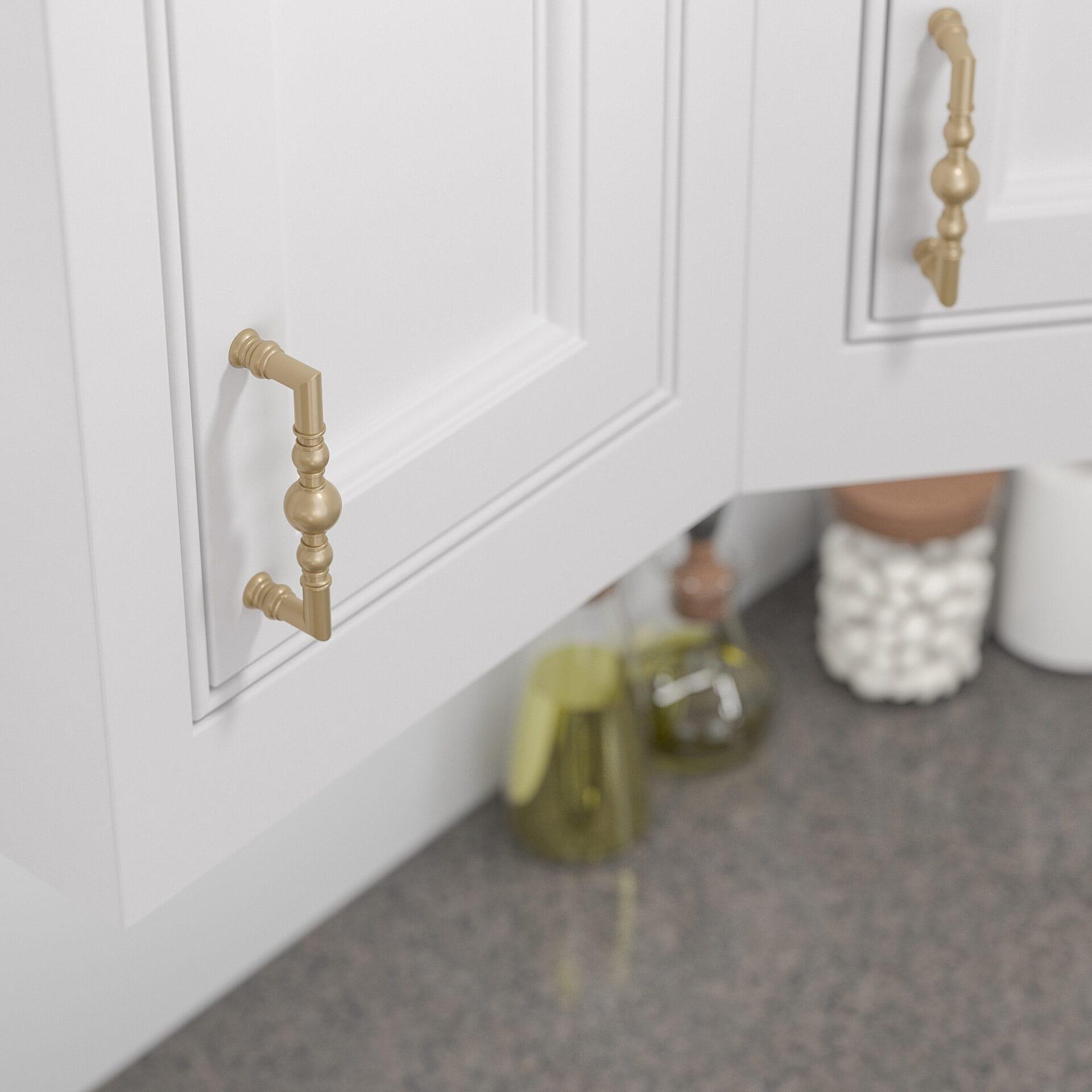 Richelieu Firenze 5-1/16-in , 128mm Center to Center Champagne Bronze Cylindrical Handle