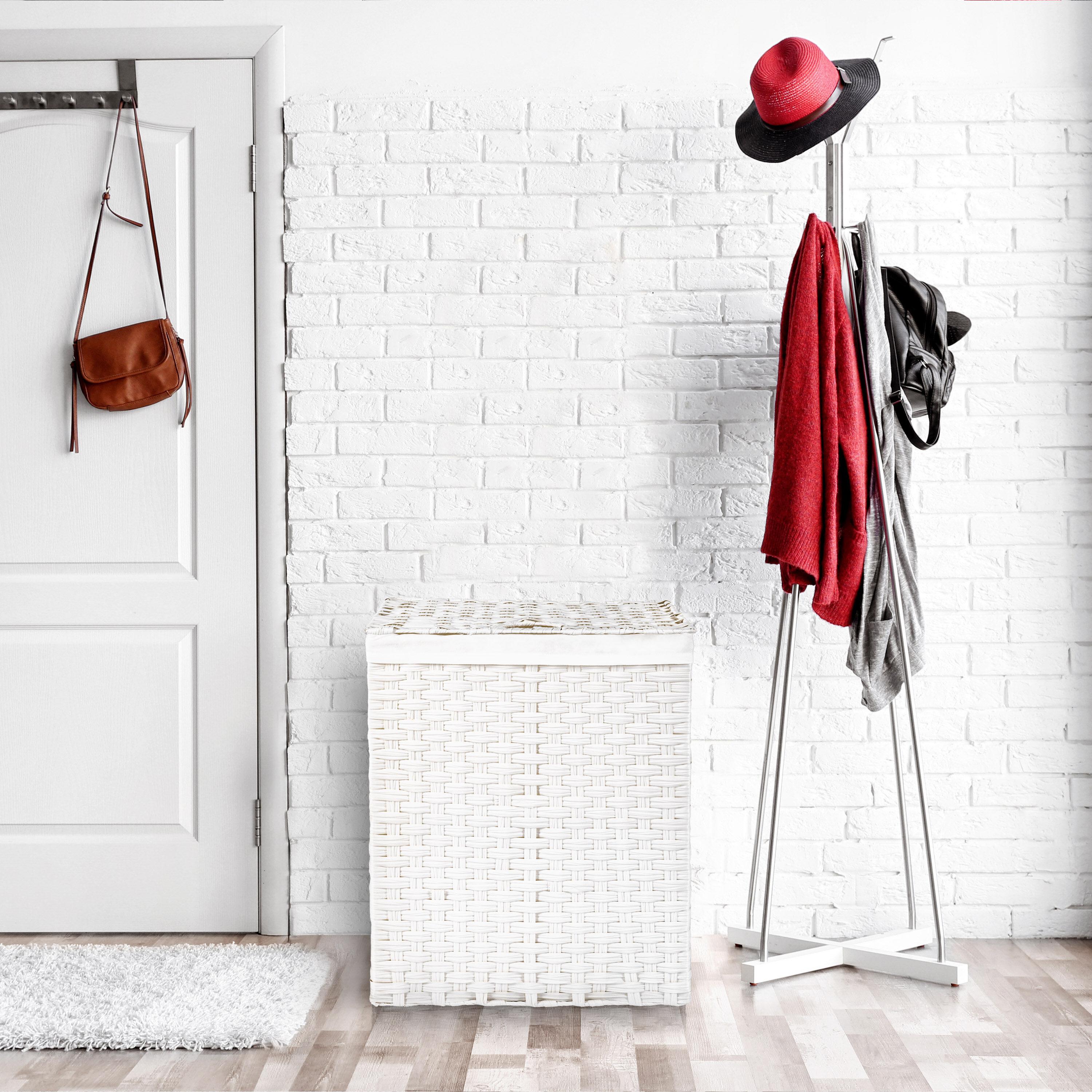 Handwoven Rectangle Laundry Hamper