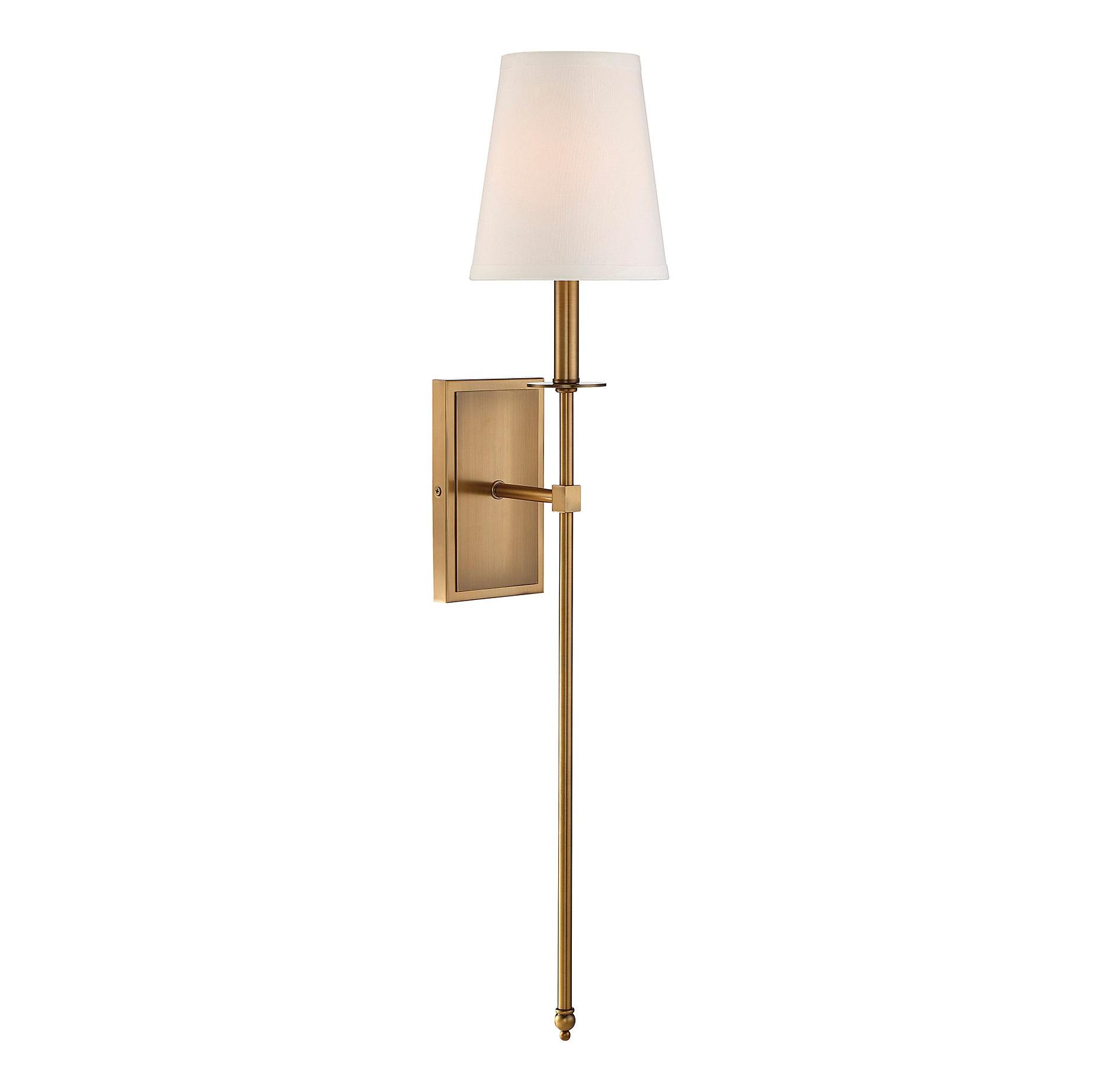 Savoy House Monroe 1 - Light Wall Light in  Warm Brass