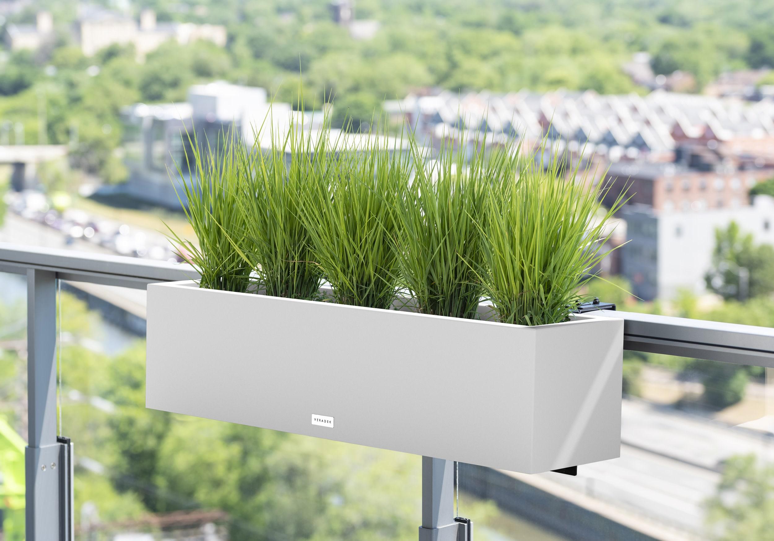 Block Series Railing Window Box Planter