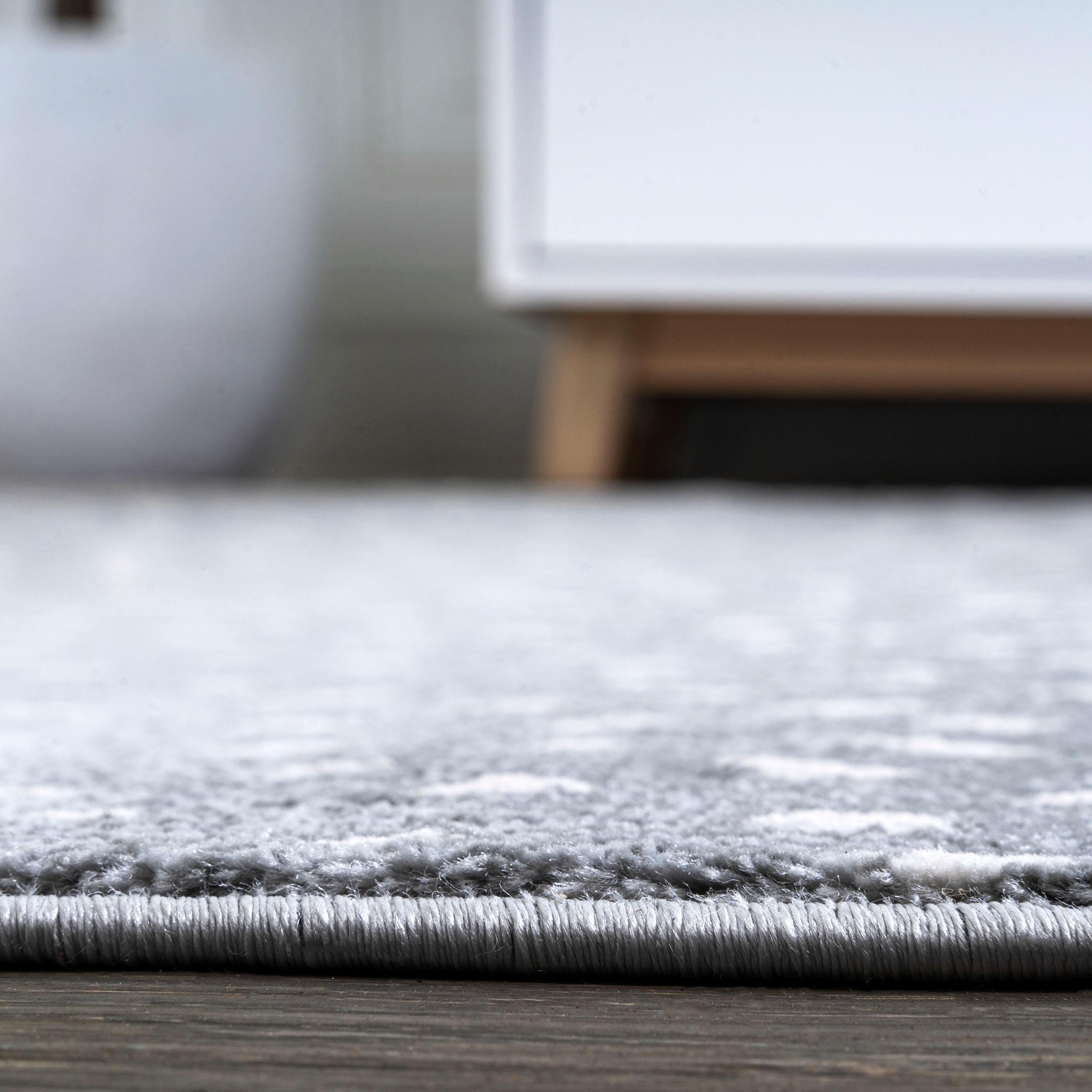 3'x 5' Antelope Modern Animal Area Rug, Light Gray/Cream - JONATHAN Y