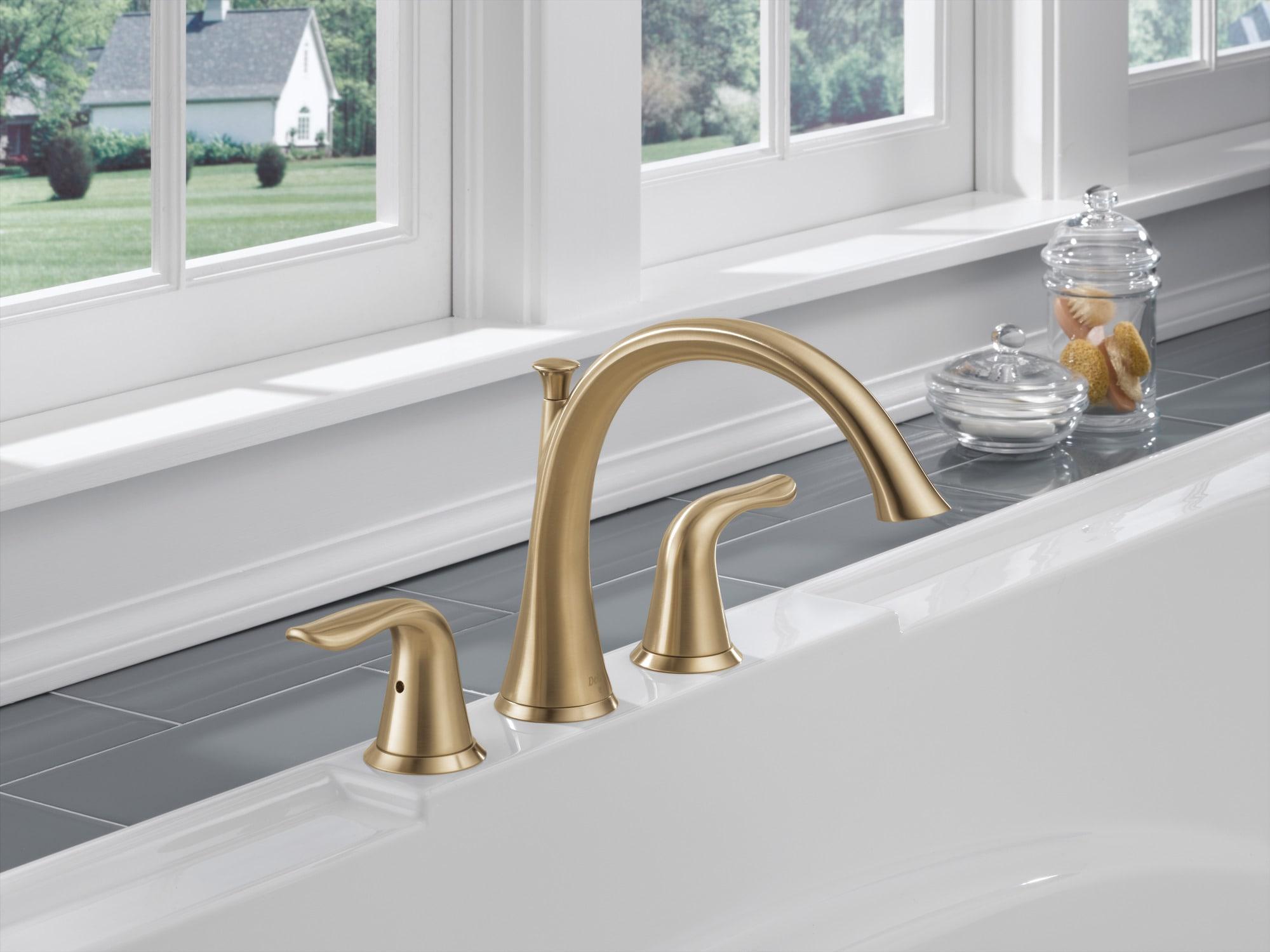 Lahara Double Handle Deck Mounted Roman Tub Faucet Trim