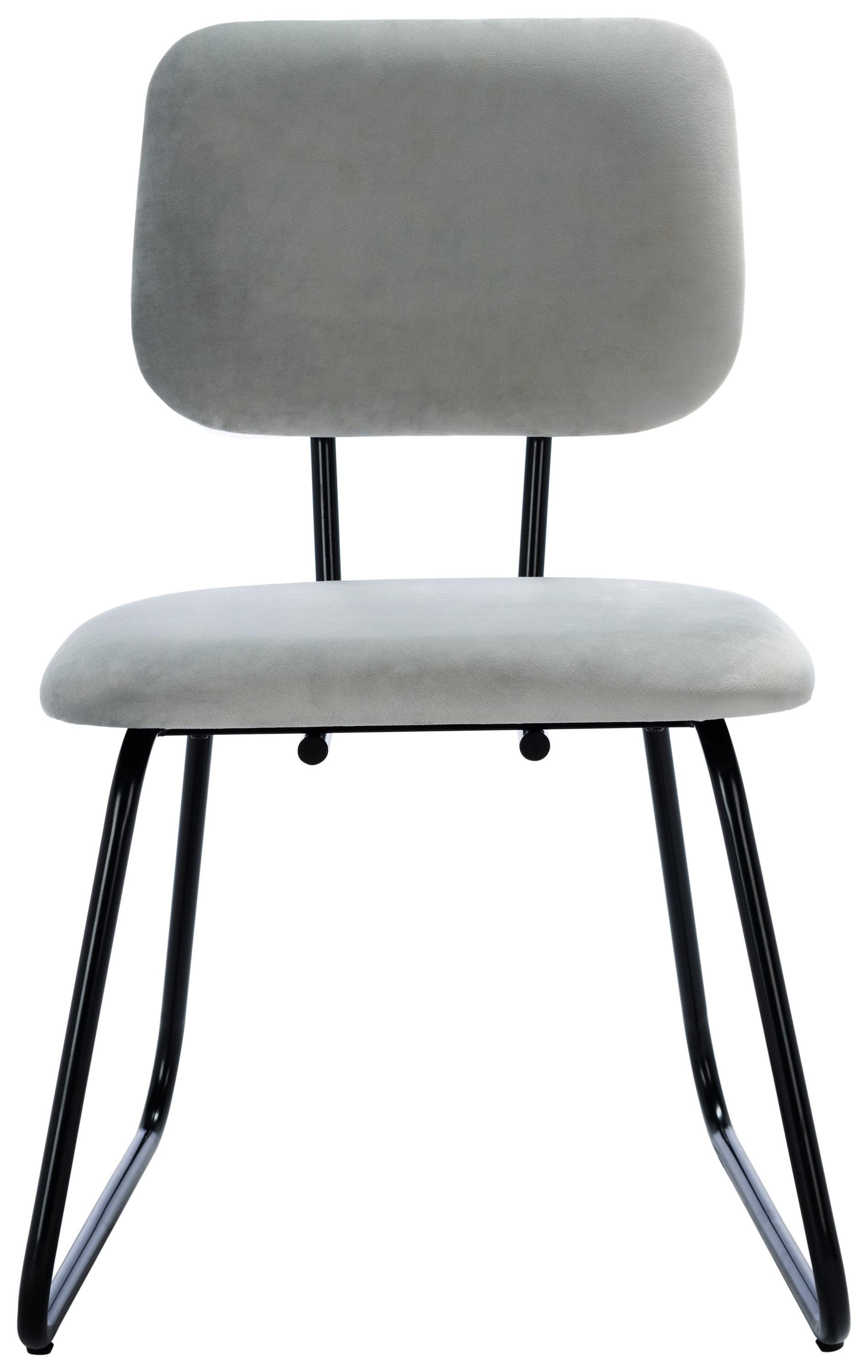 Chavelle Side Chair (Set Of 2) - Grey/Black - Safavieh