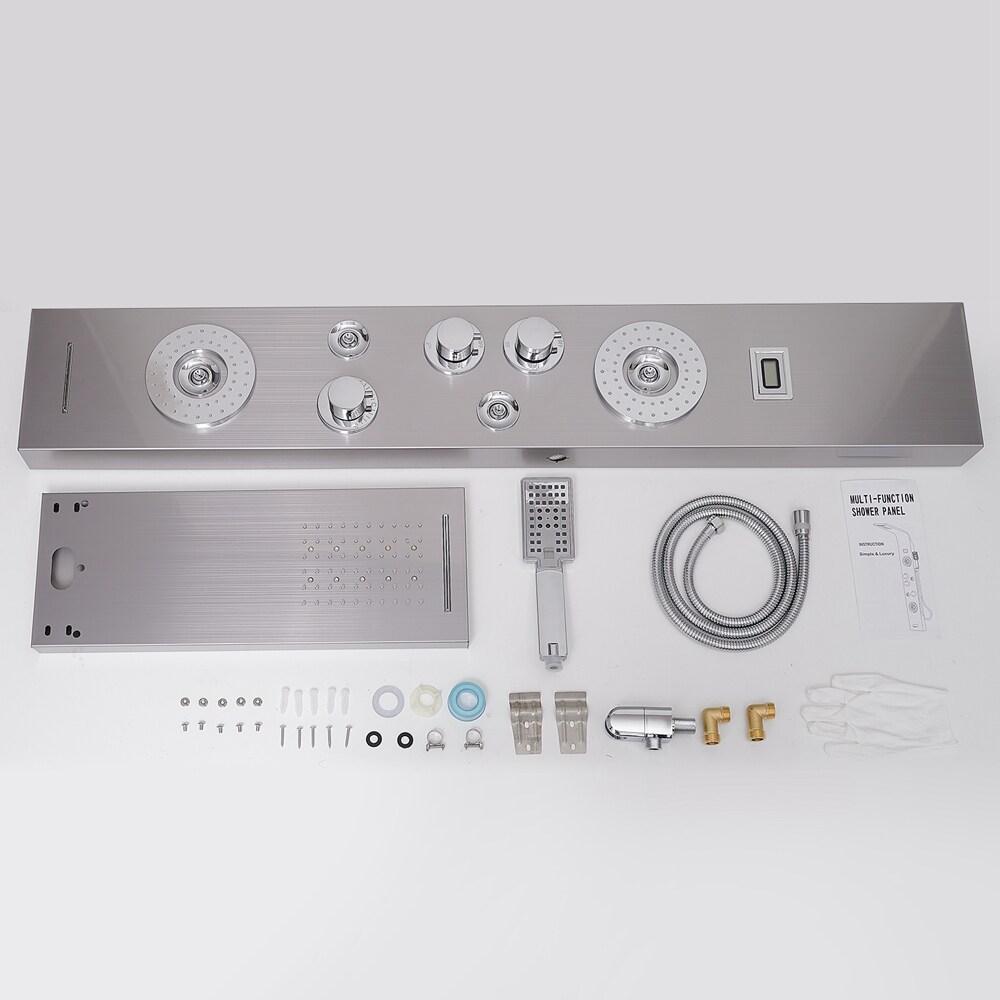 51.57'' Shower Panel with Fixed Shower Head