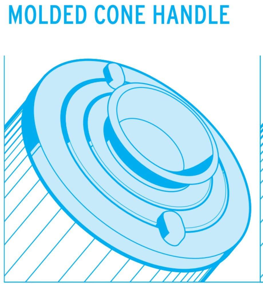 Unicel 4CH-24 25 Square Foot Media Replacement Top Load Hot Tub Spa Filter Cartridge with 173 Pleats