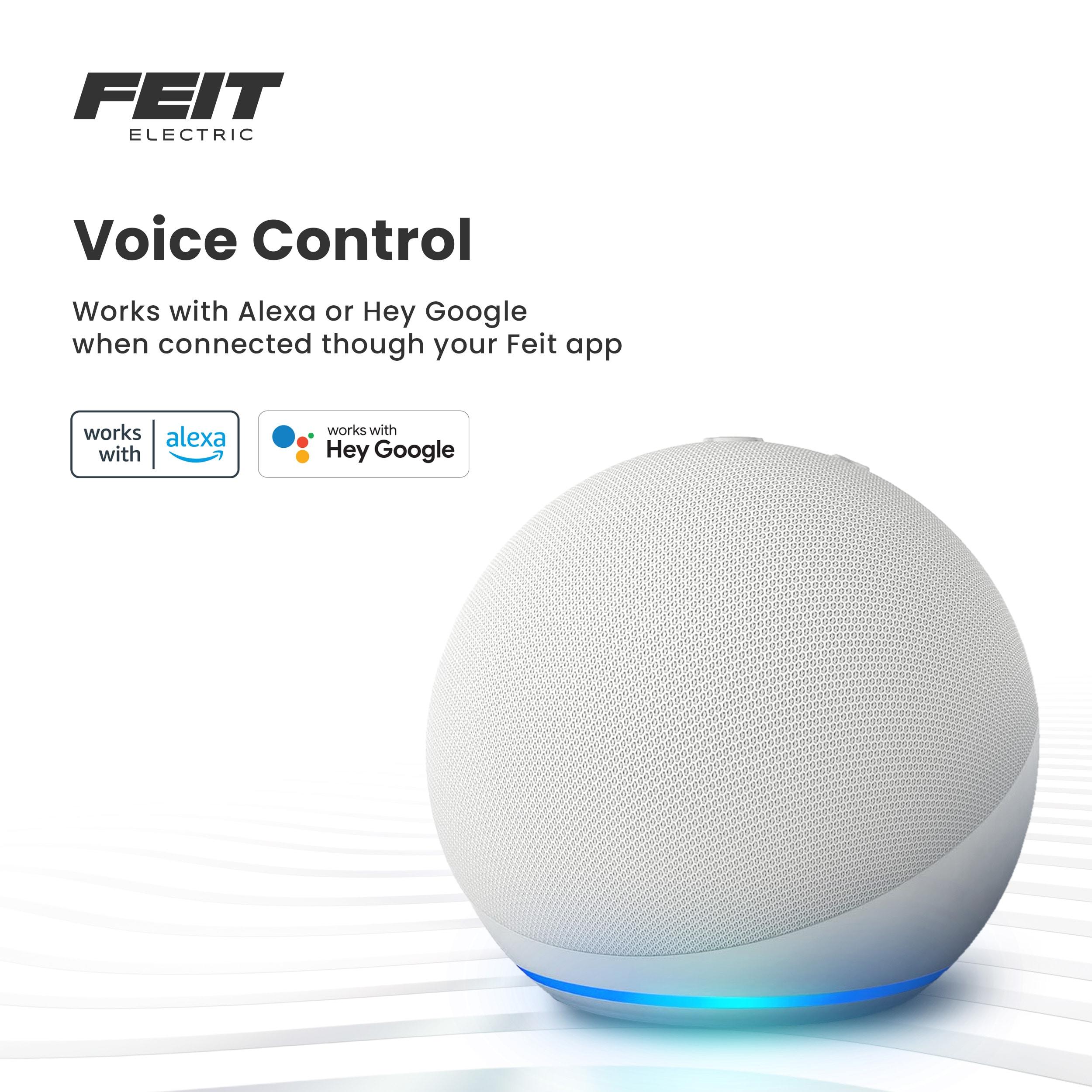 Feit Electric Smart LED Bulb 65W Equivalent Full Color/Tunable White, BR30, Med E26 Base, Dimmable