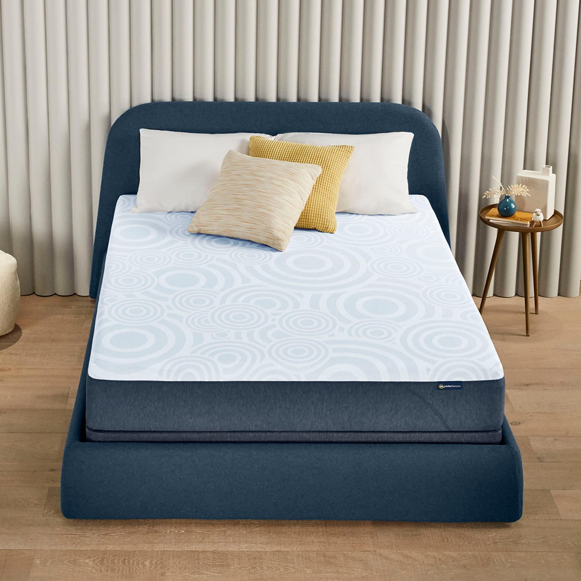 Serta Perfect Sleeper Nestled Night 10" Memory Foam Medium Firm Mattress -Twin - Memory Foam; Fiberglass-Free