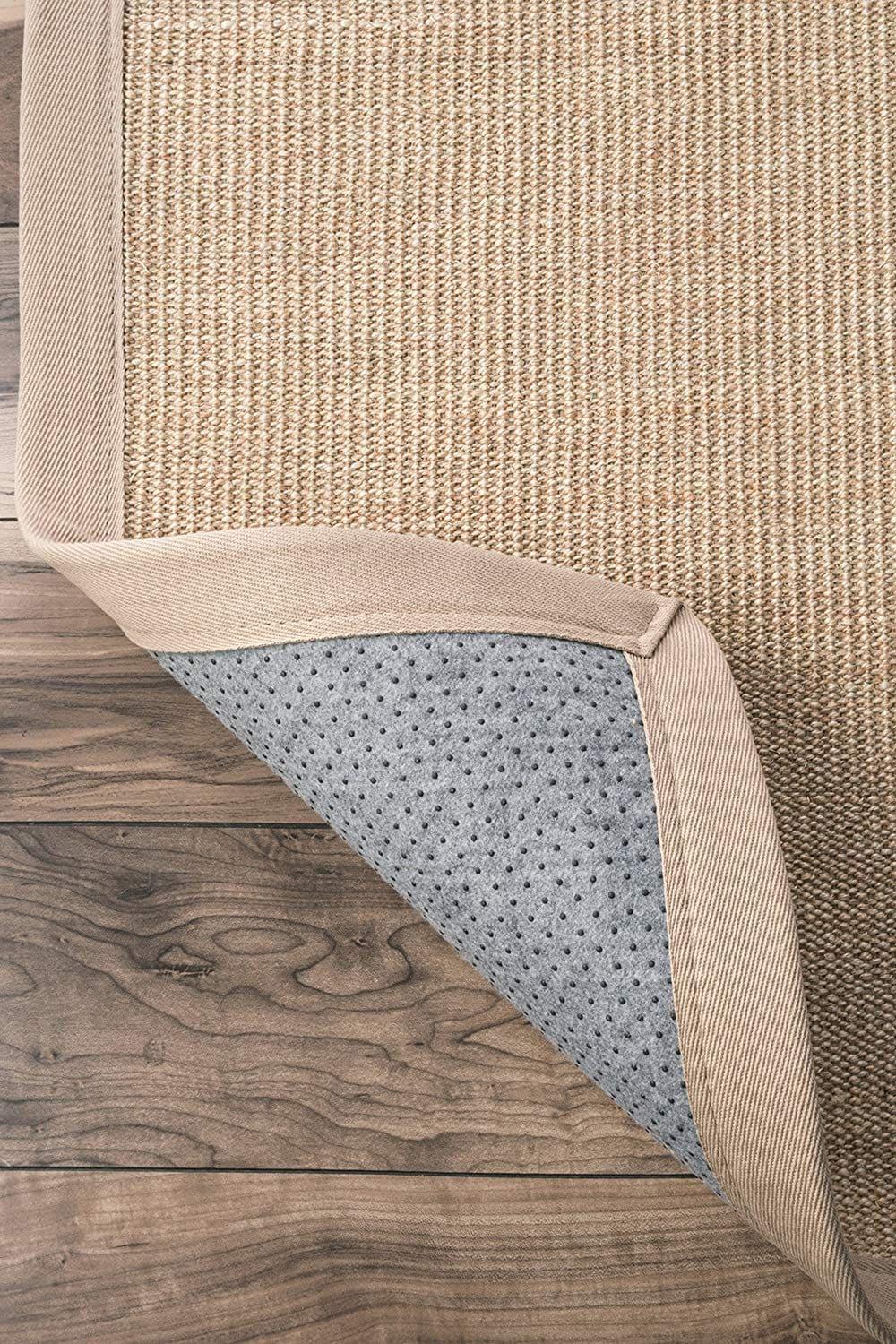 3'x5' Machine Woven orsay sisal Accent Rug Beige - nuLOOM: Modern Indoor Low Pile Skid-Resistant Area Rug