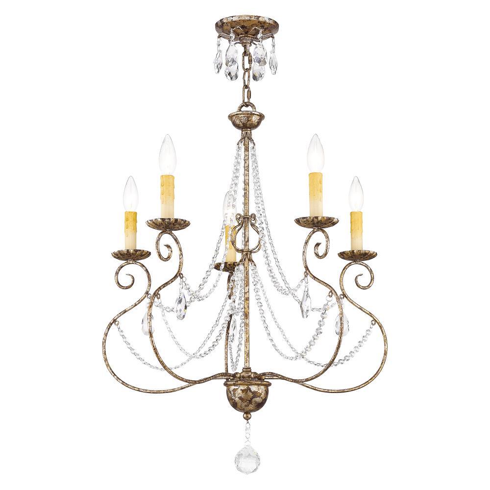 Livex Lighting - Isabella - 5 Light Chandelier in French Country Style - 24