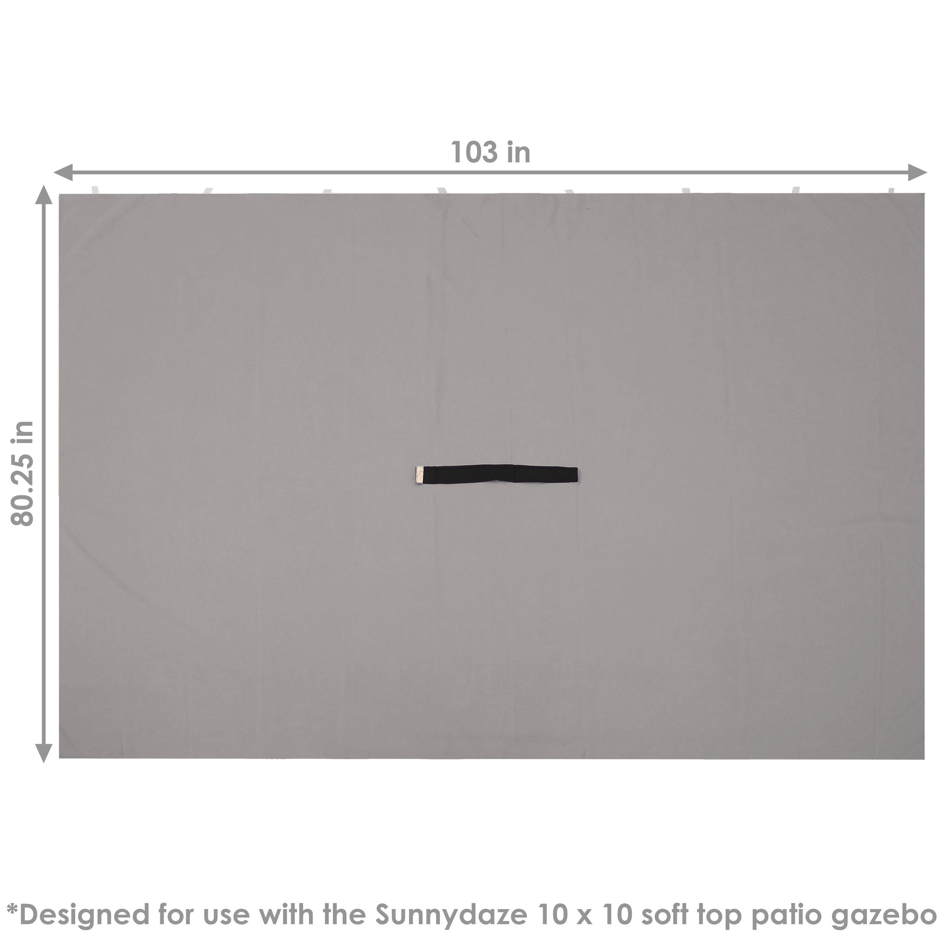 Arlmont & Co. Solomon Arlmont & Co. Fabric Side Wall for Gazebo (Set of 4)